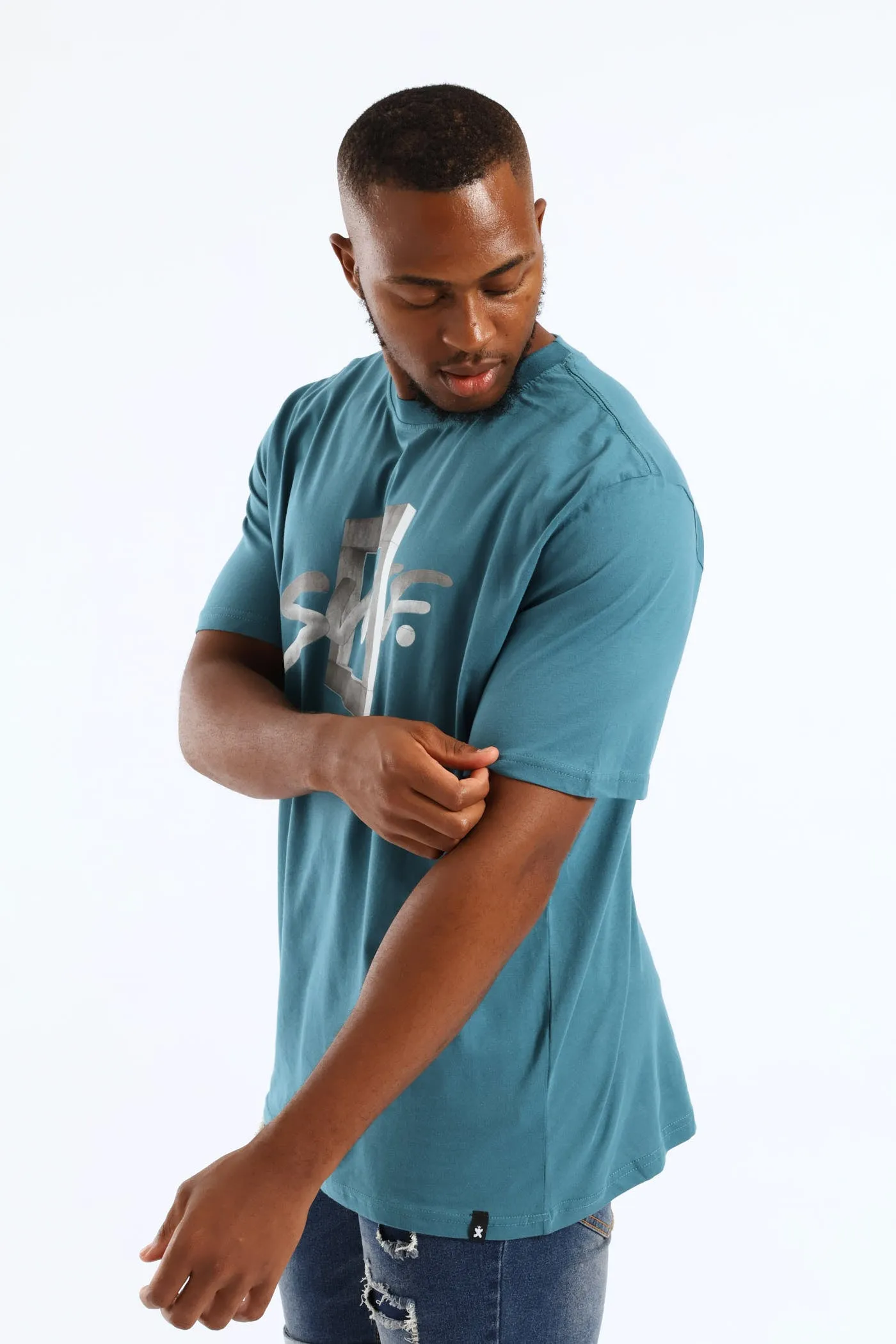 Swift Photographic Print Tee - Teal sold by Edgars product image thumbnail 3