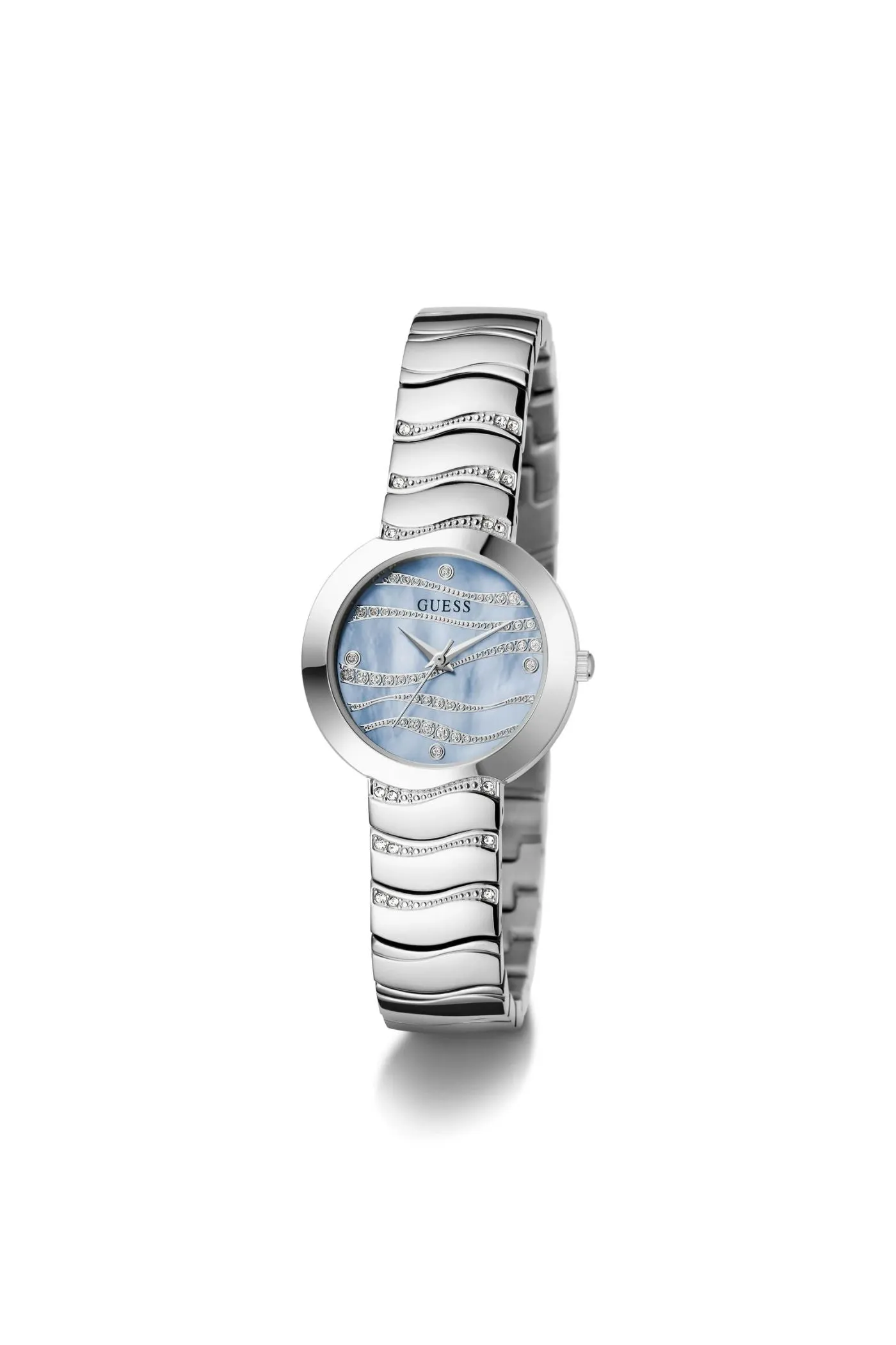 Laguna Blue Dial Stainless Steel Strap Analog Watch - Silver sold by Edgars product image thumbnail 4