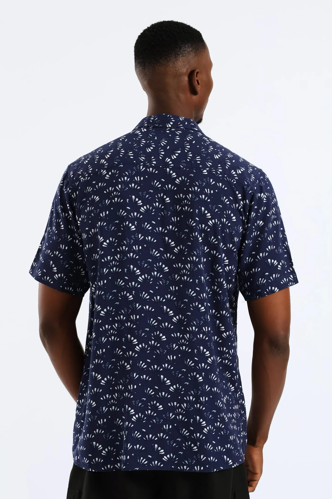 Shell Regular Shirt - Navy sold by Edgars product image thumbnail 4