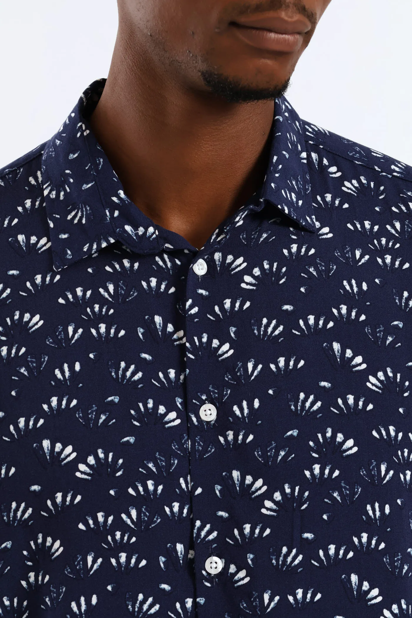 Shell Regular Shirt - Navy sold by Edgars product image thumbnail 2