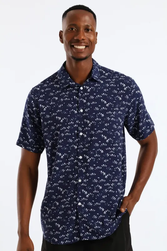 Shell Regular Shirt - Navy sold by Edgars