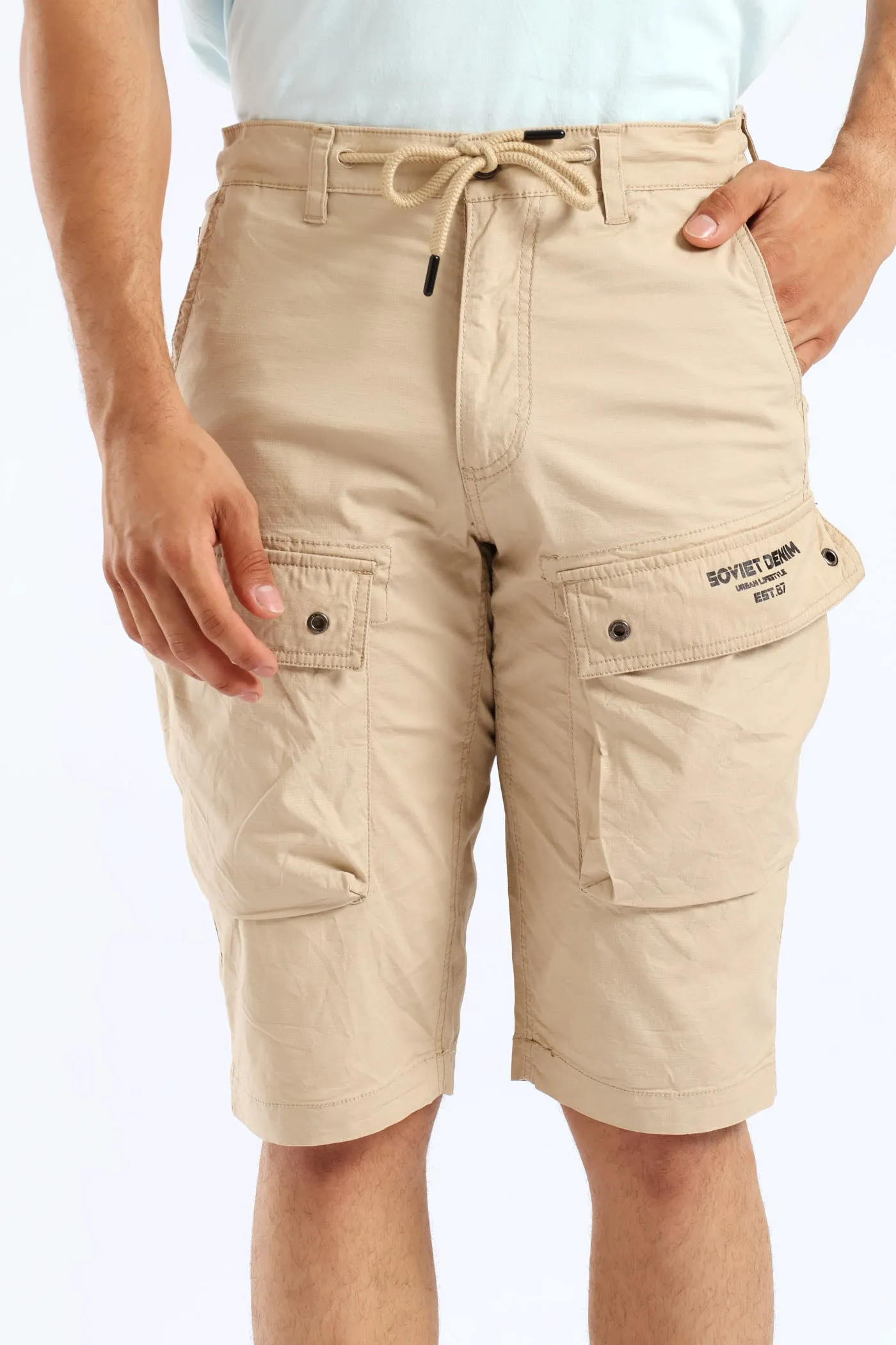 Caution Shorts - Stone sold by Edgars
