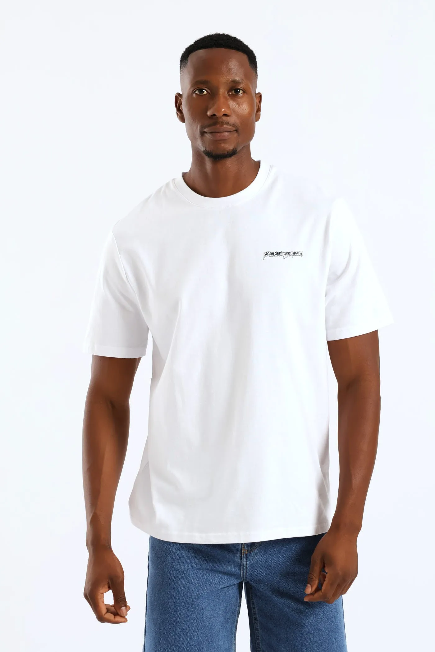 Chest Premium Original Weight Crew T-Shirt - White sold by Edgars