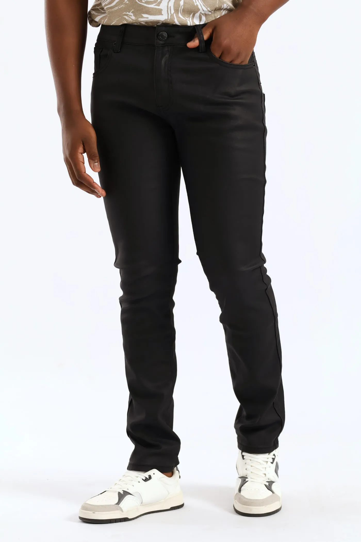 Skinny Wax Denim - Black sold by Edgars