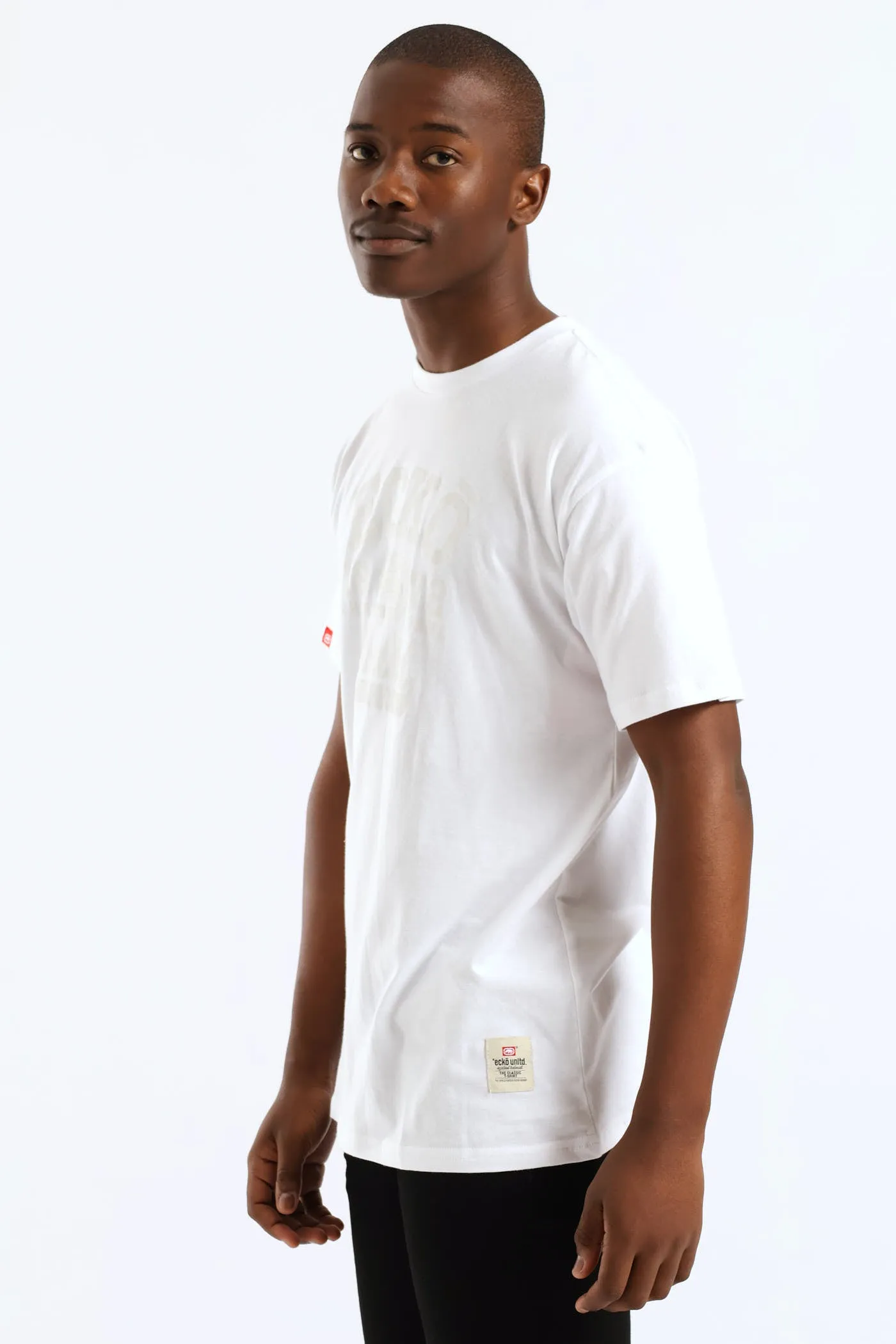 Tonal Chest Print Tee - White sold by Edgars product image thumbnail 2