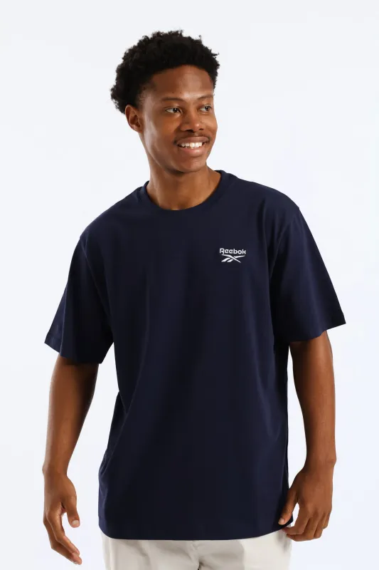 Harold Crewneck Tee - Navy sold by Edgars