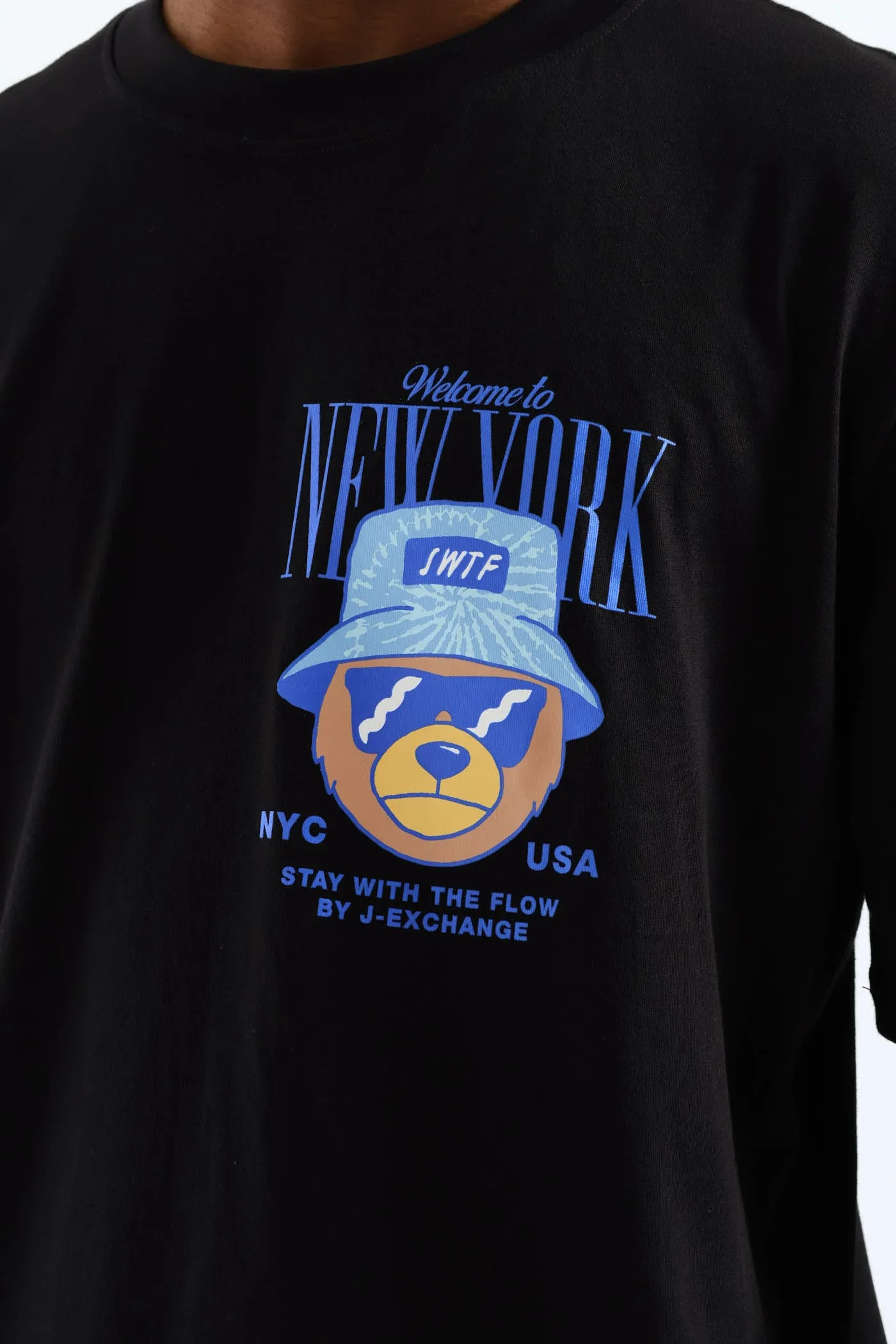 Small NY Teddy Tee - Black sold by Edgars product image thumbnail 2