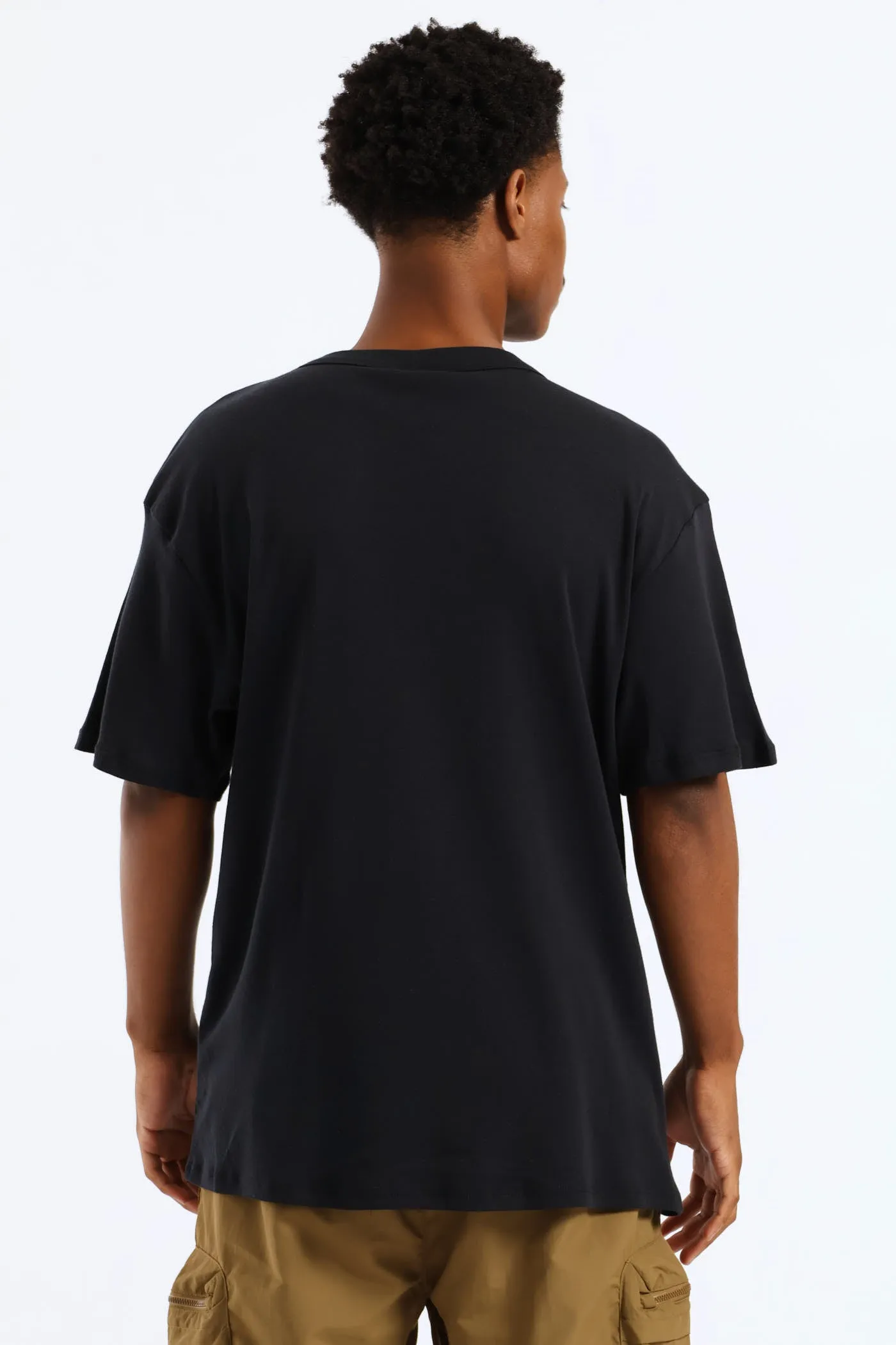 Embroidered Rib Tee - Black sold by Edgars product image thumbnail 4