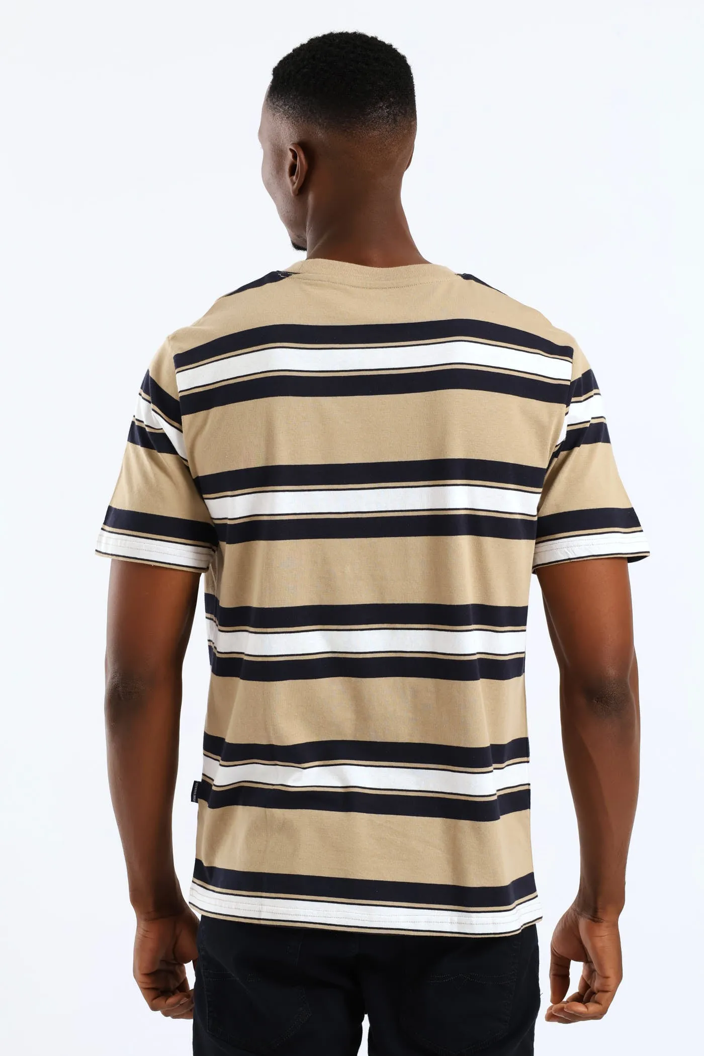 Stripe Tee - Taupe/Navy/White sold by Edgars product image thumbnail 4