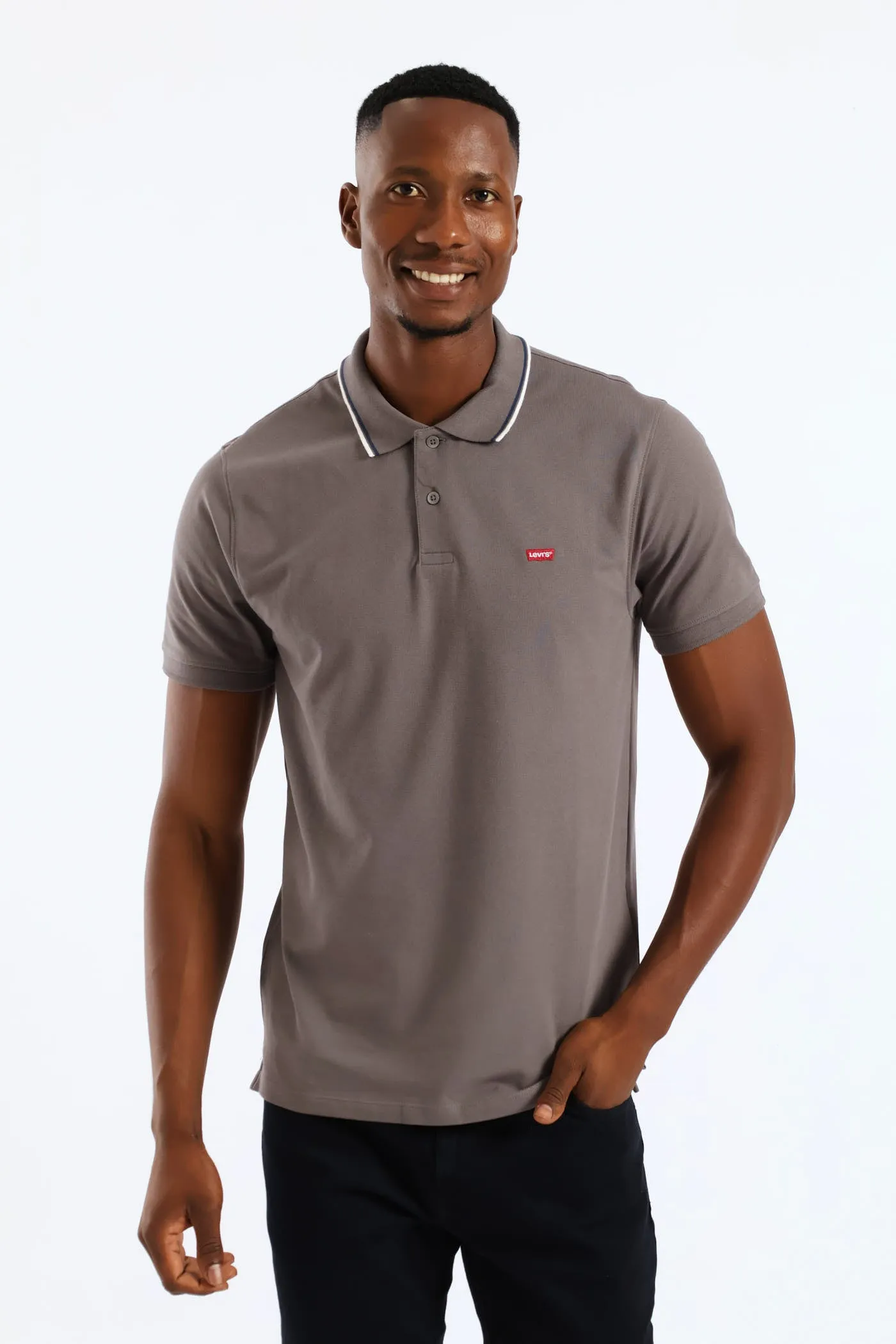 Slim Housemark Polo Golfer - Grey sold by Edgars