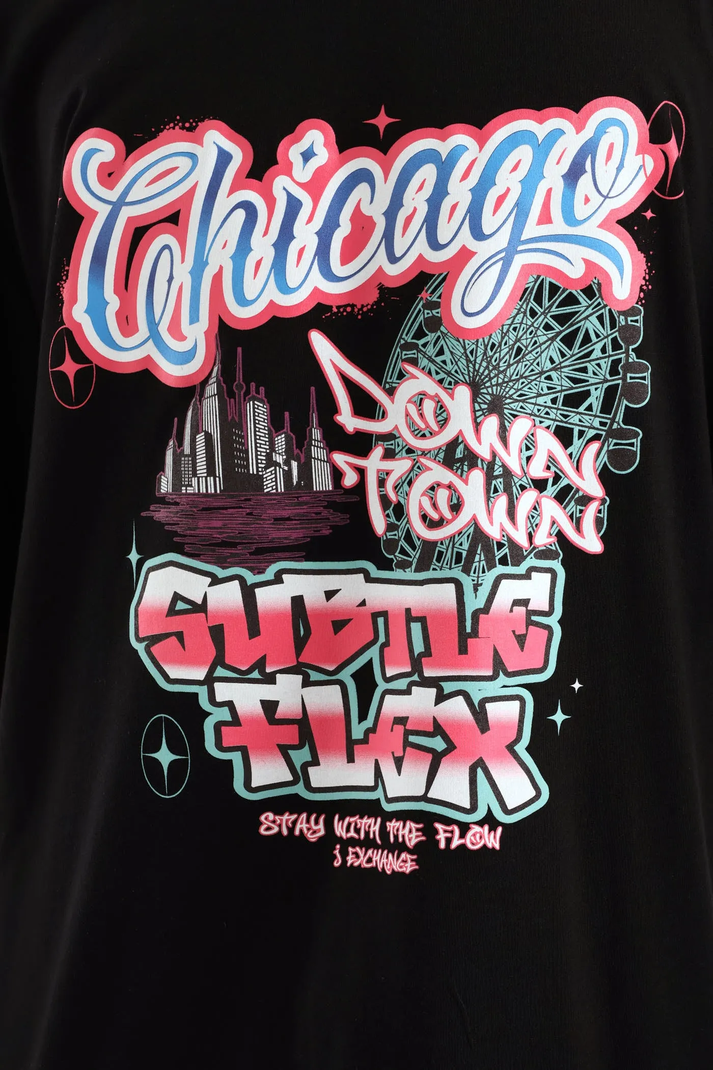 Graffiti Print Tee - Black sold by Edgars product image thumbnail 2