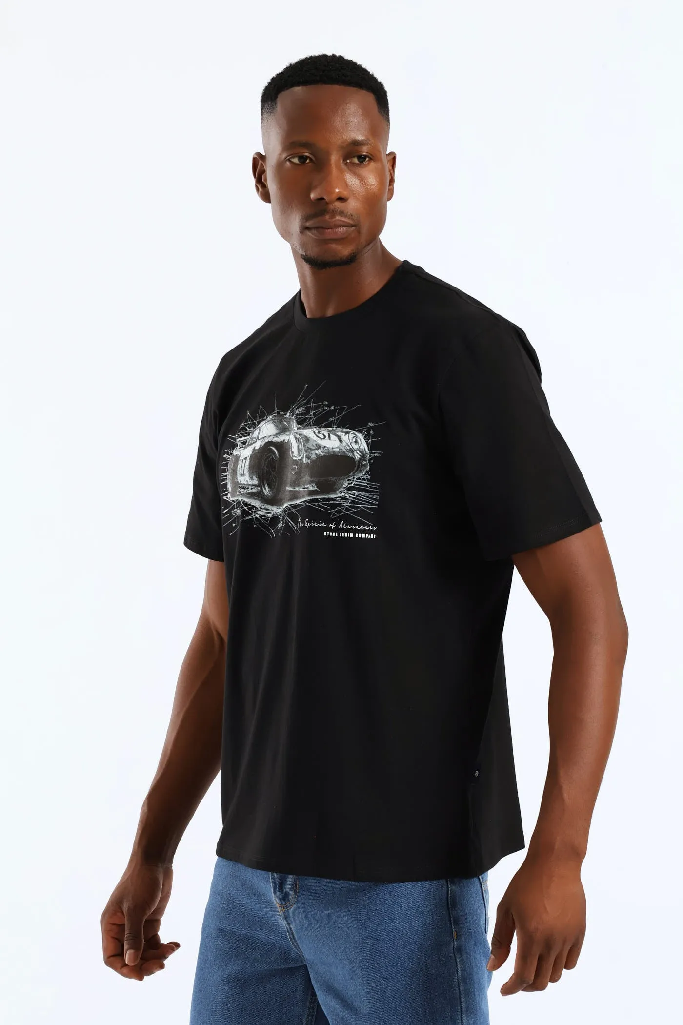Sportscar Spirit Of Adventure Tee - Black sold by Edgars product image thumbnail 3