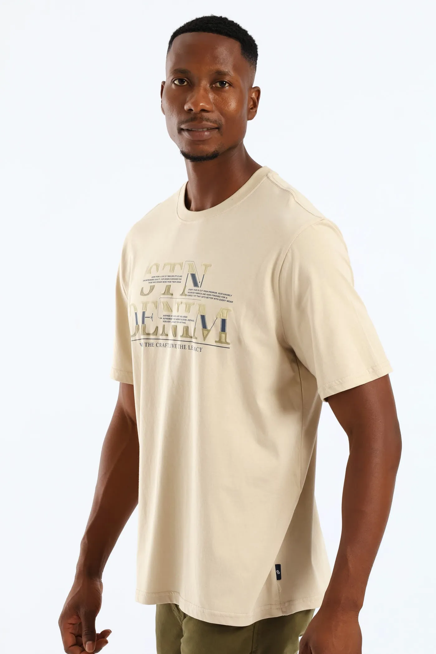 Stn Denim Tee - Stone sold by Edgars product image thumbnail 3