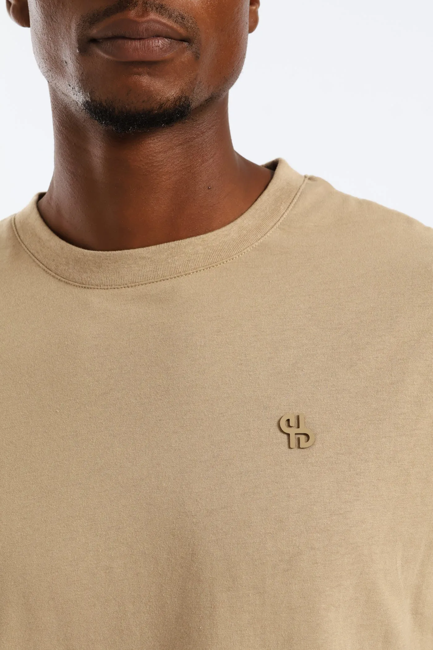 Basic Crew Neck T-Shirt - Taupe sold by Edgars product image thumbnail 2
