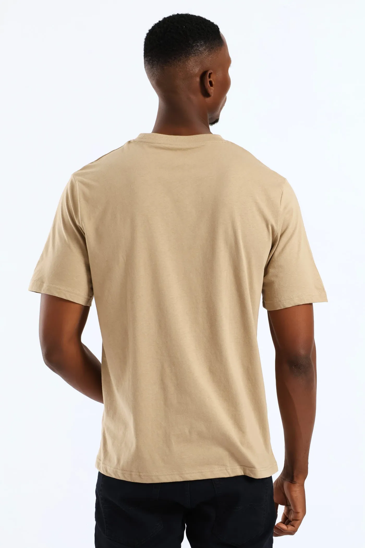 Basic Crew Neck T-Shirt - Taupe sold by Edgars product image thumbnail 4