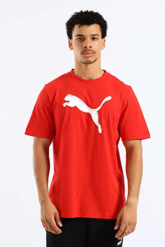 Graphic Cat Logo Tee - Red sold by Edgars