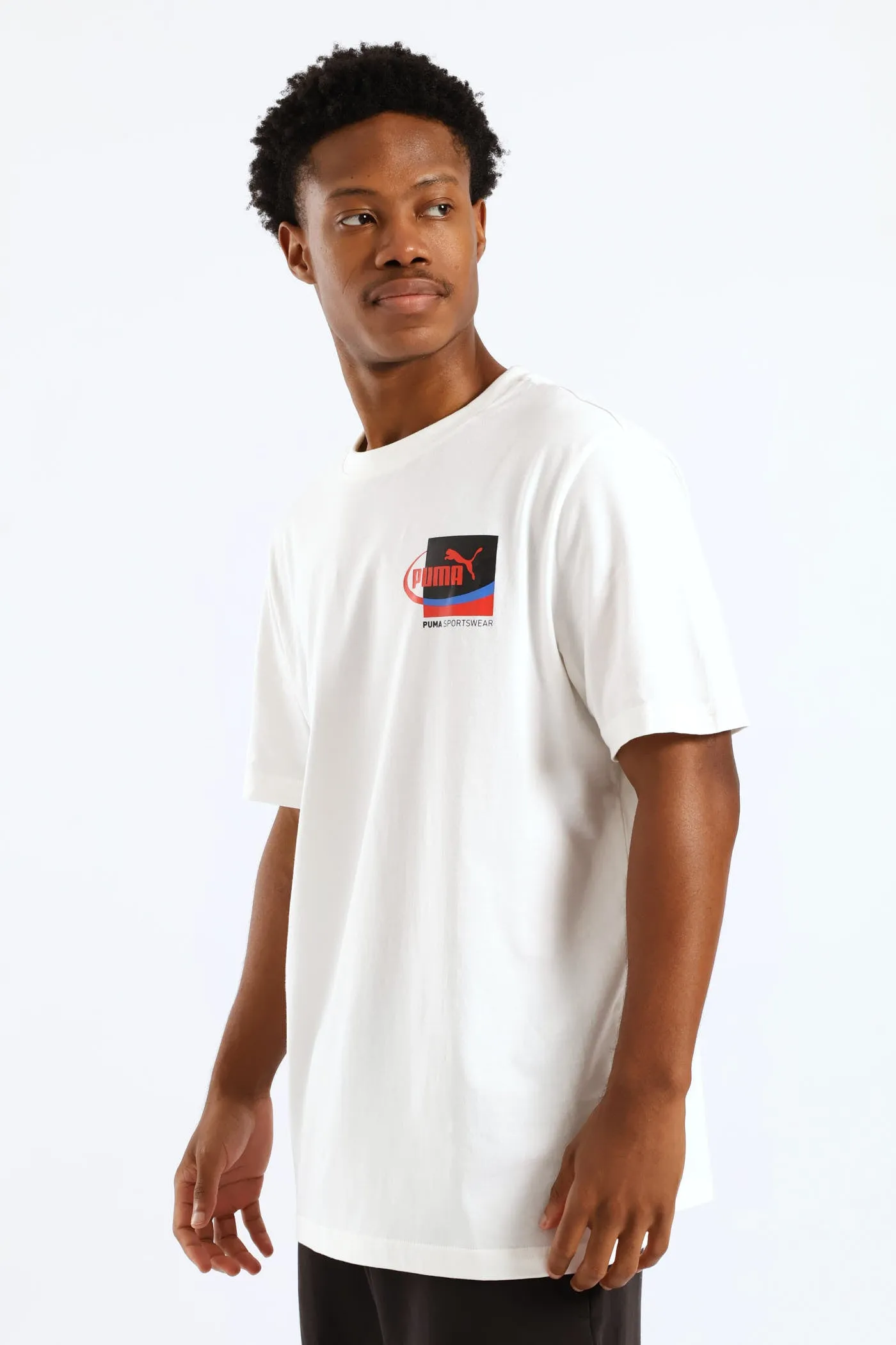 Graphic Small Box Tee - White sold by Edgars