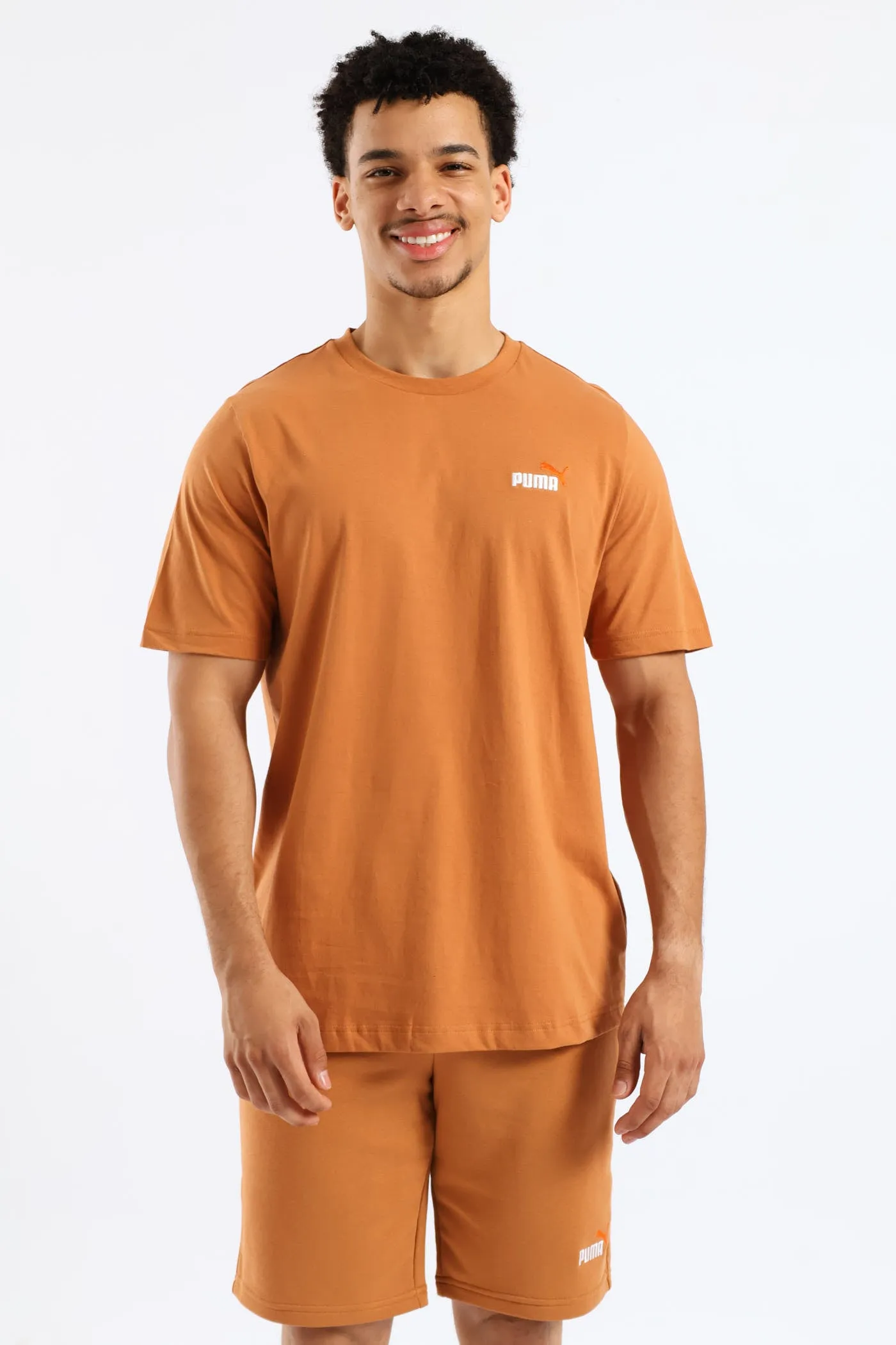 Essential 2 Color Small No. 1 Logo Tee - Dark Caramel sold by Edgars product image thumbnail 2