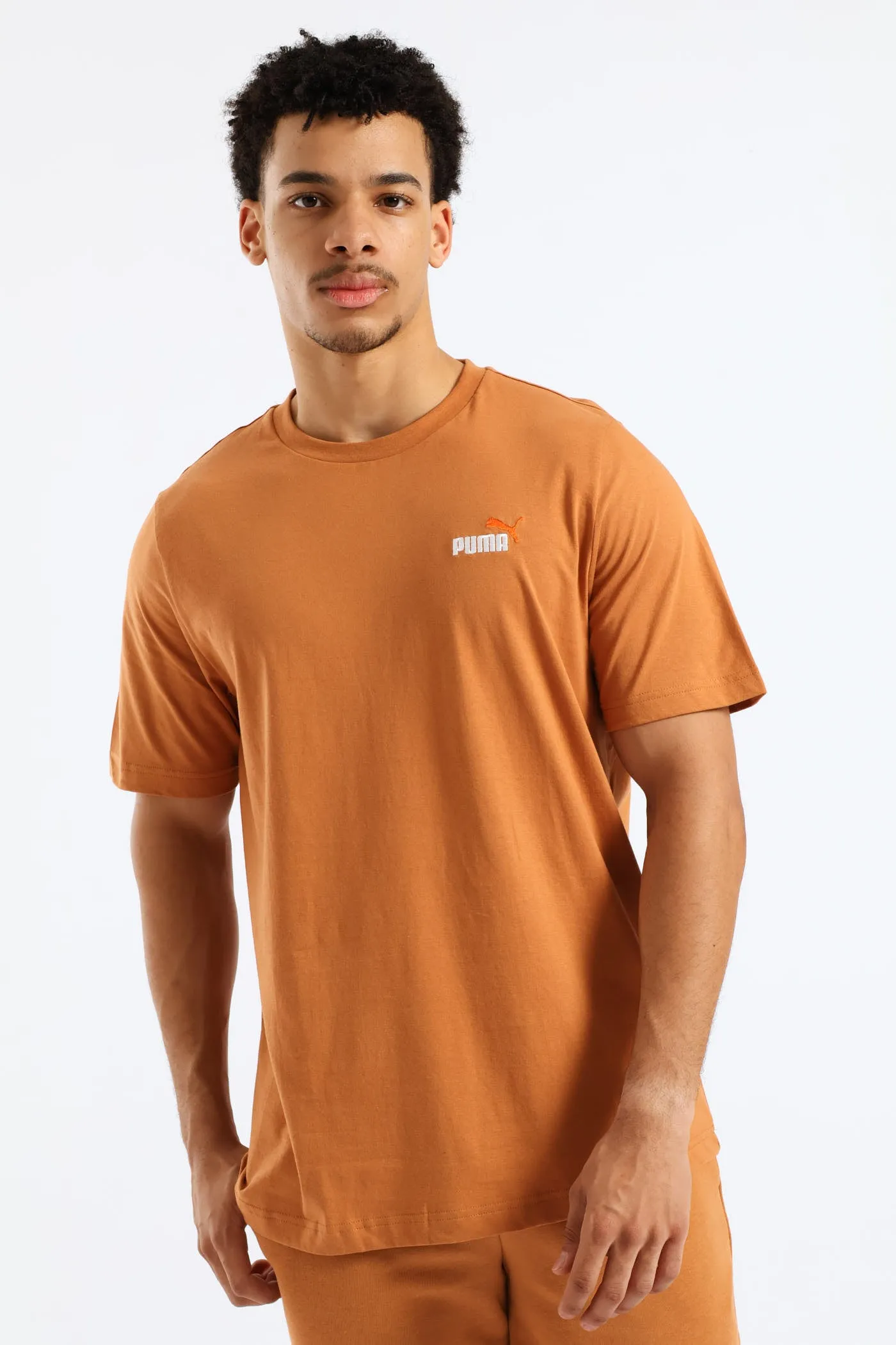 Essential 2 Color Small No. 1 Logo Tee - Dark Caramel sold by Edgars