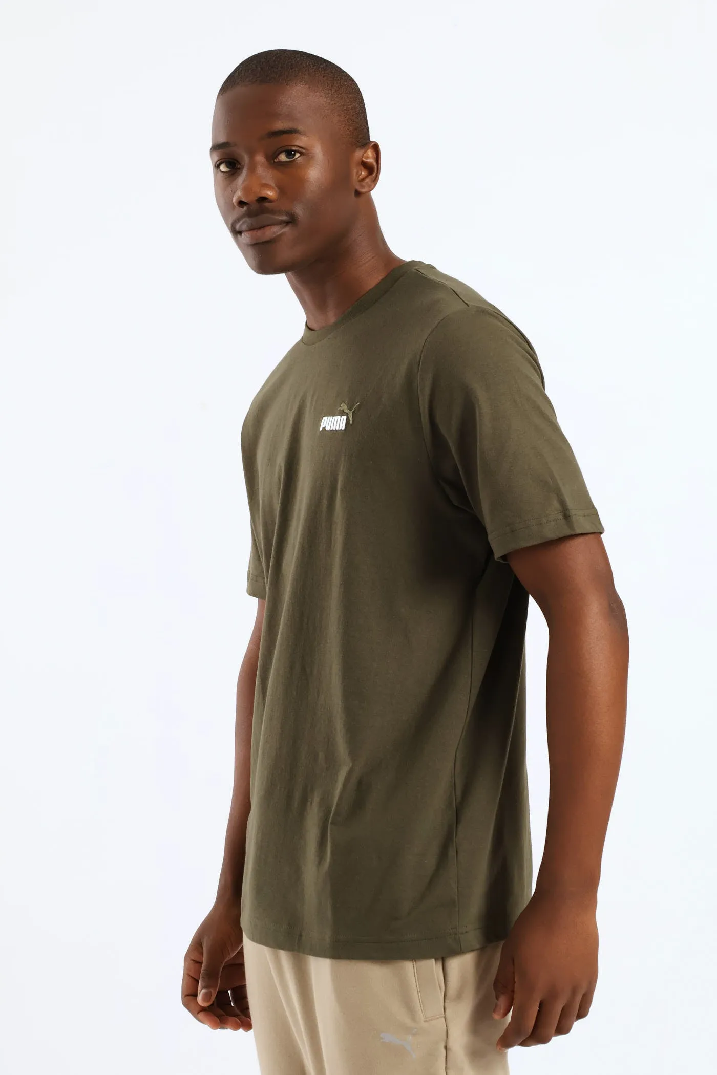 Essential 2 Color Small No. 1 Logo Tee - Fatigue sold by Edgars product image thumbnail 3