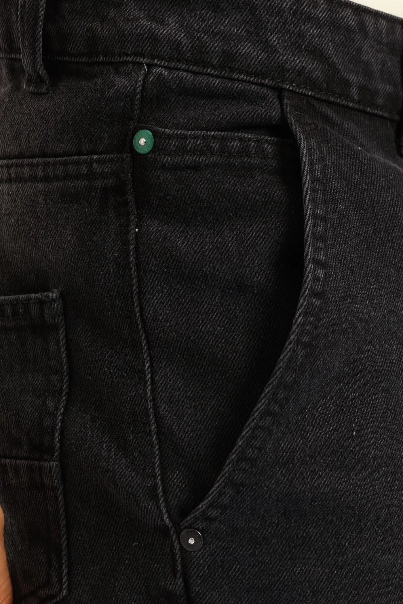 Denim Baggy Shorts - Black sold by Edgars product image thumbnail 2