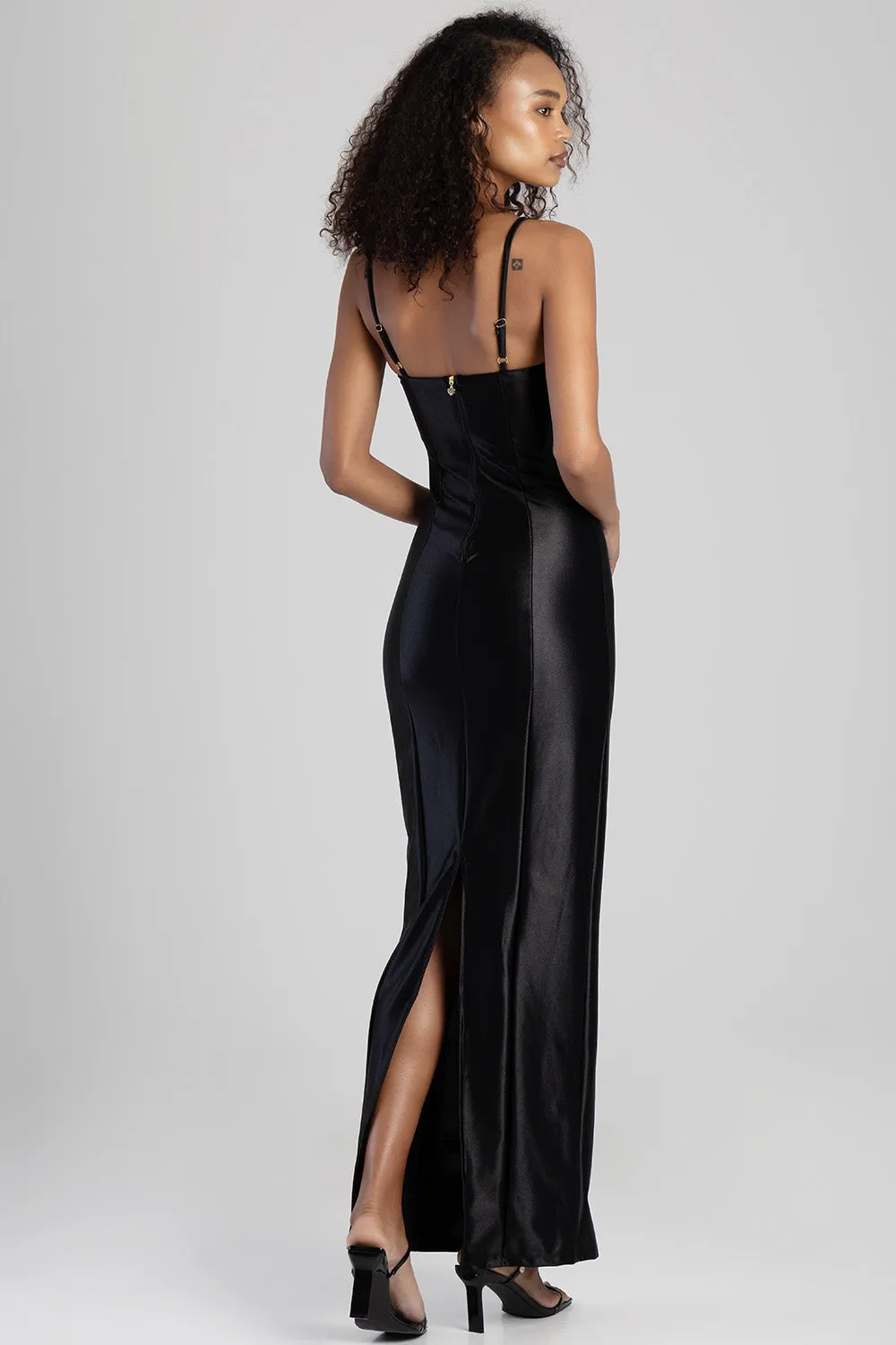 Strap & Cup Detail Maxi Dress - Black sold by Edgars product image thumbnail 3