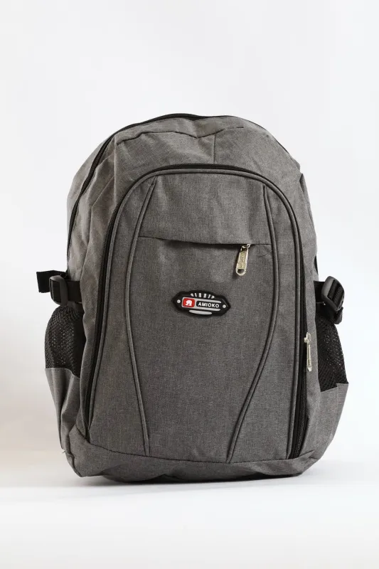 Zipped Backpack - Grey sold by Edgars