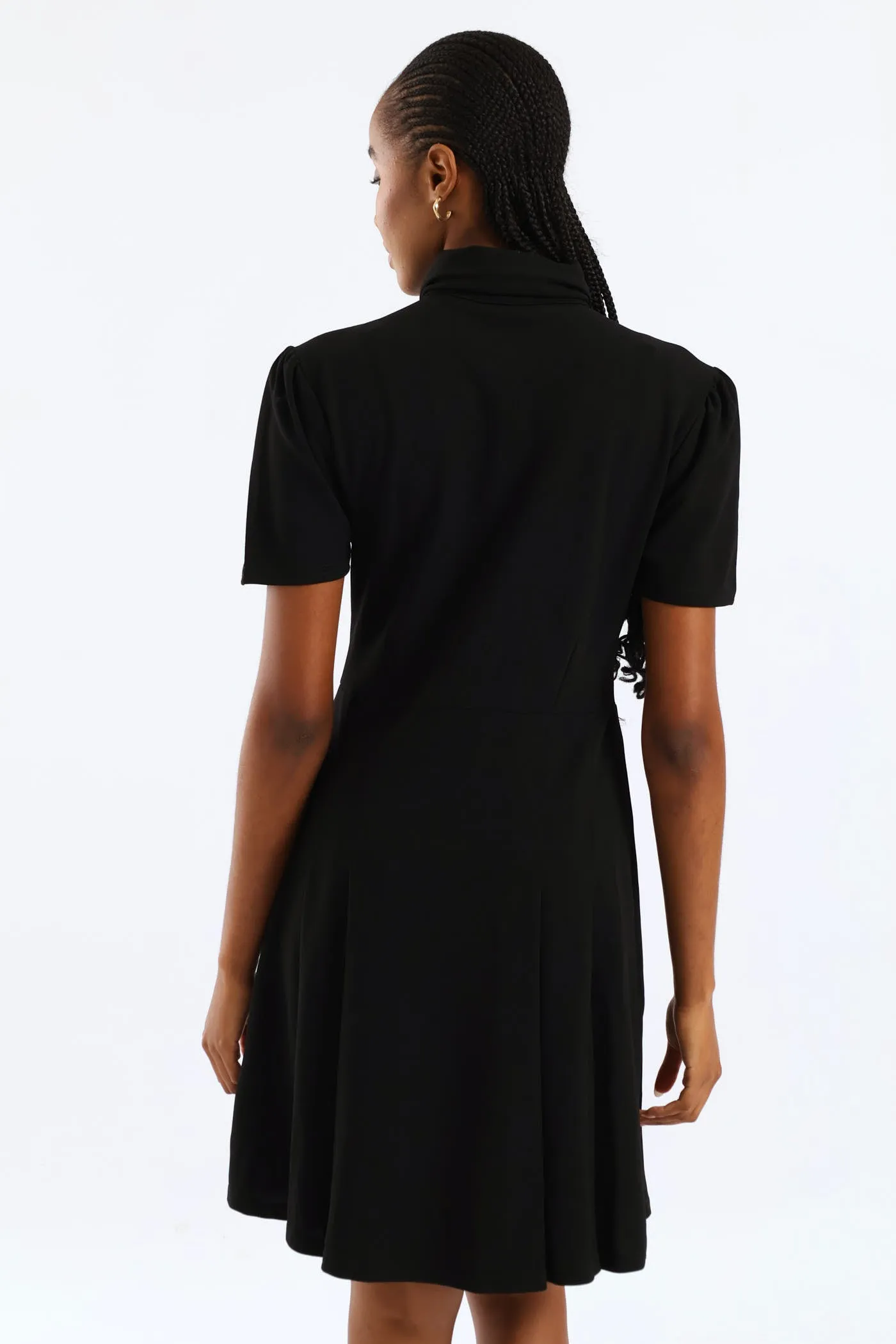 Box Pleated Preppy Dress - Black sold by Edgars product image thumbnail 5