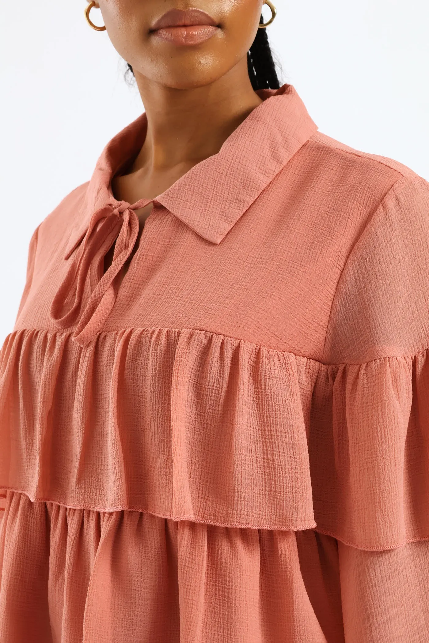 Ruffle Rara Blouse - Blush sold by Edgars product image thumbnail 2
