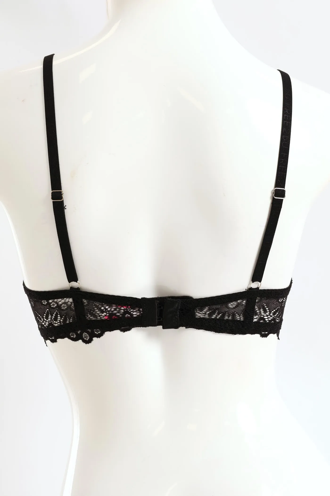 2 Pack Double Push-Up Bra - Chai/Black sold by Edgars product image thumbnail 3