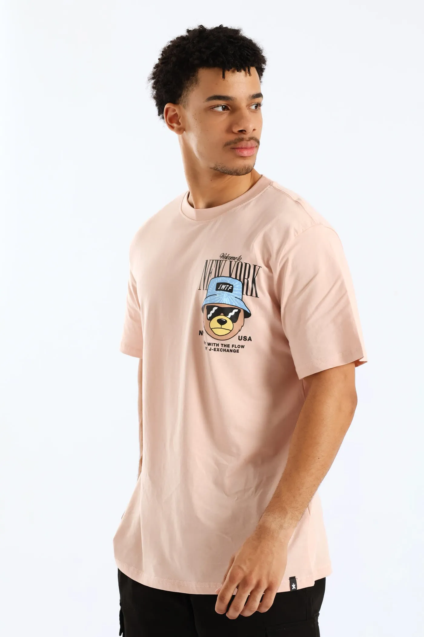 Small Ny Teddy Tee - Light Pink sold by Edgars product image thumbnail 3