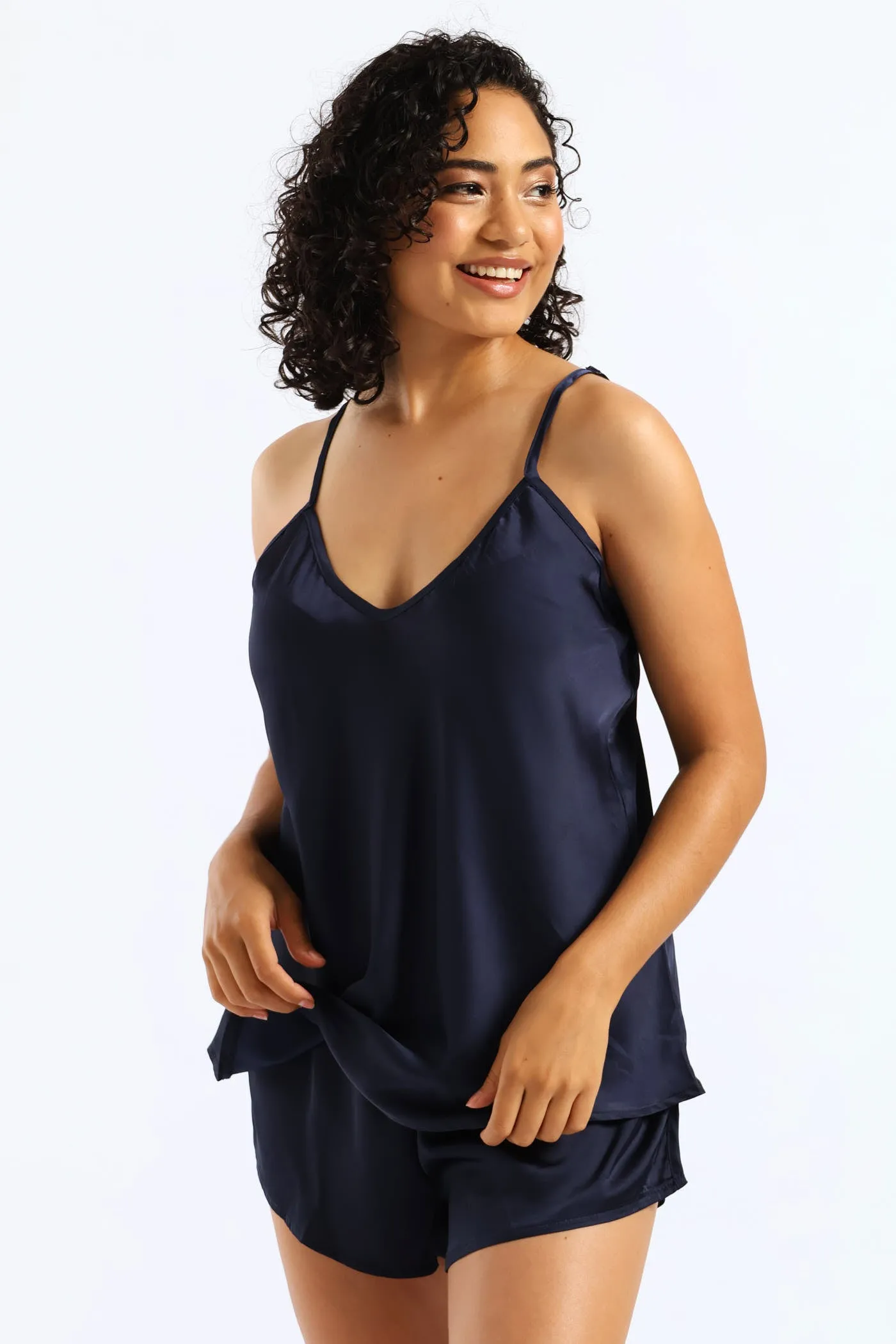 Satin Cami Short Set - Navy sold by Edgars product image thumbnail 3