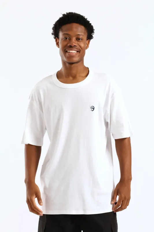 Rib Tee - White sold by Edgars