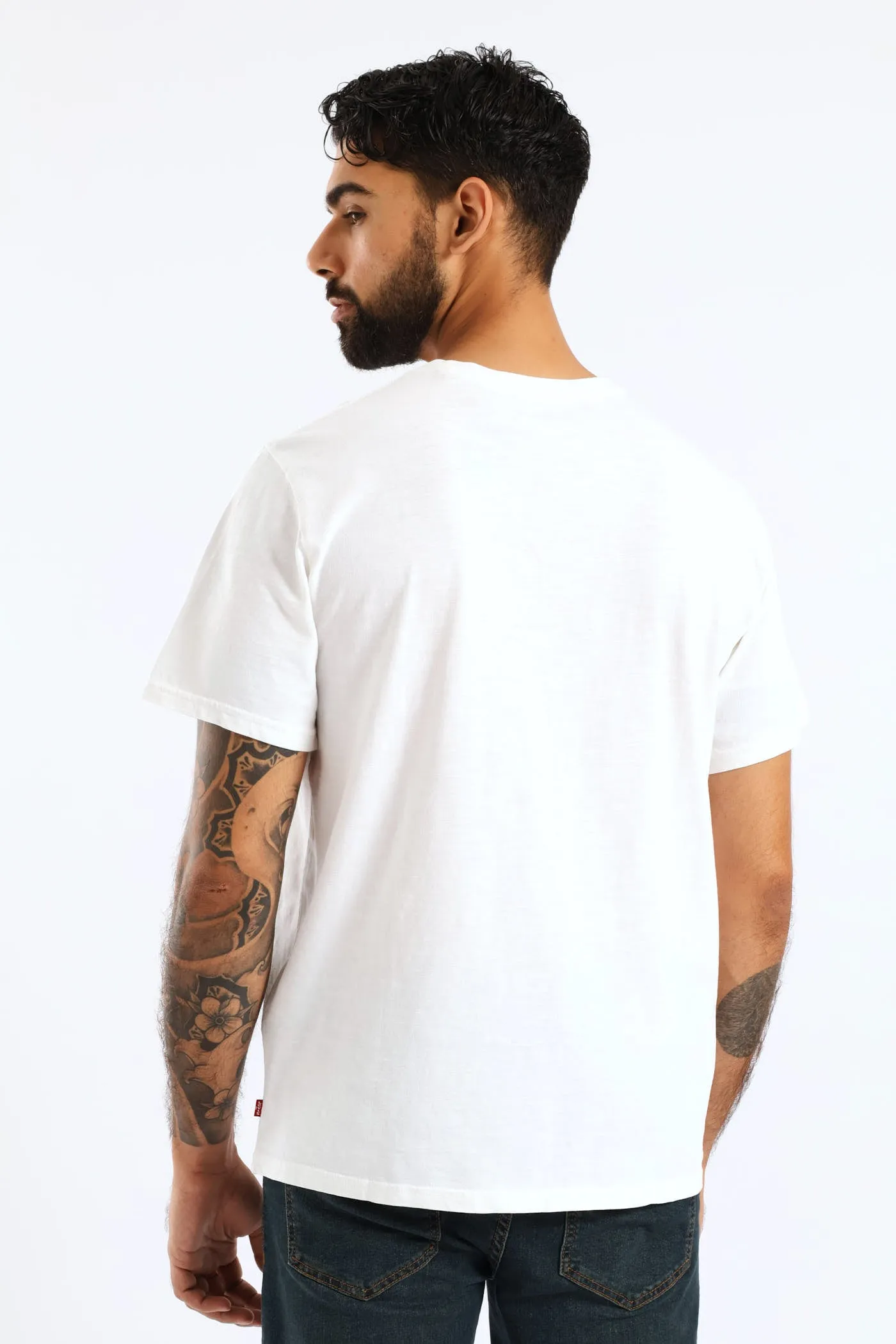 Relaxed Fit Rope Serif Logo Tee - White sold by Edgars product image thumbnail 4