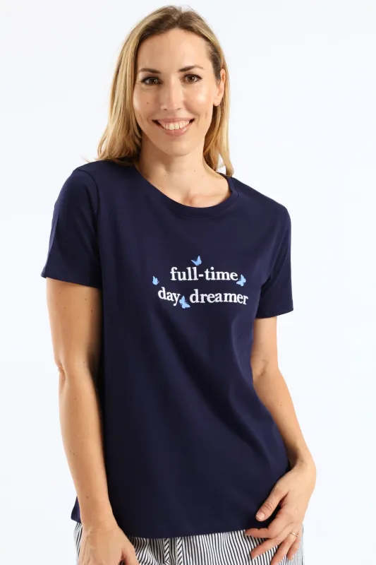 Daydreamer Tee - Navy sold by Edgars