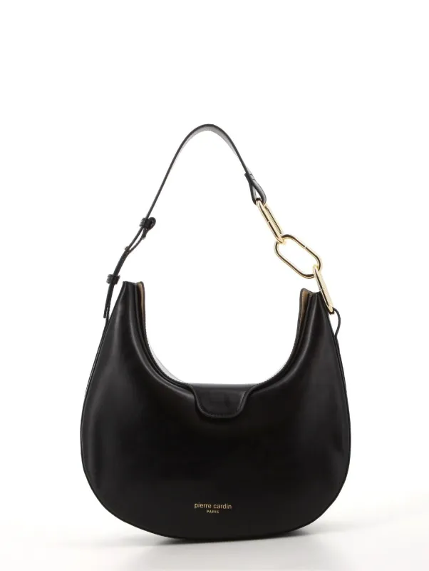 Lorena Link Handle Hobo Bag - Black sold by Edgars