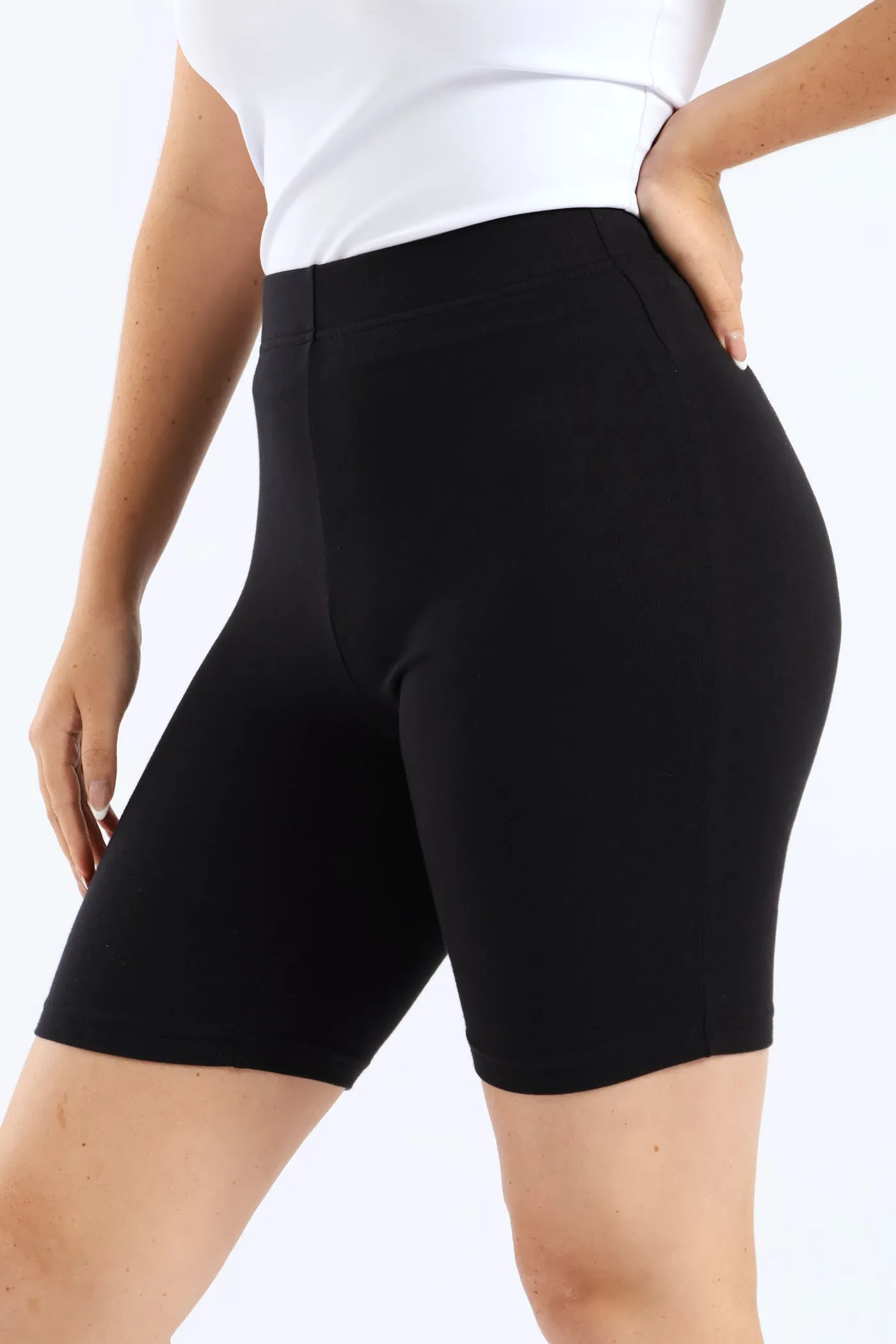 Mid Thigh Cycle Short - Black sold by Edgars