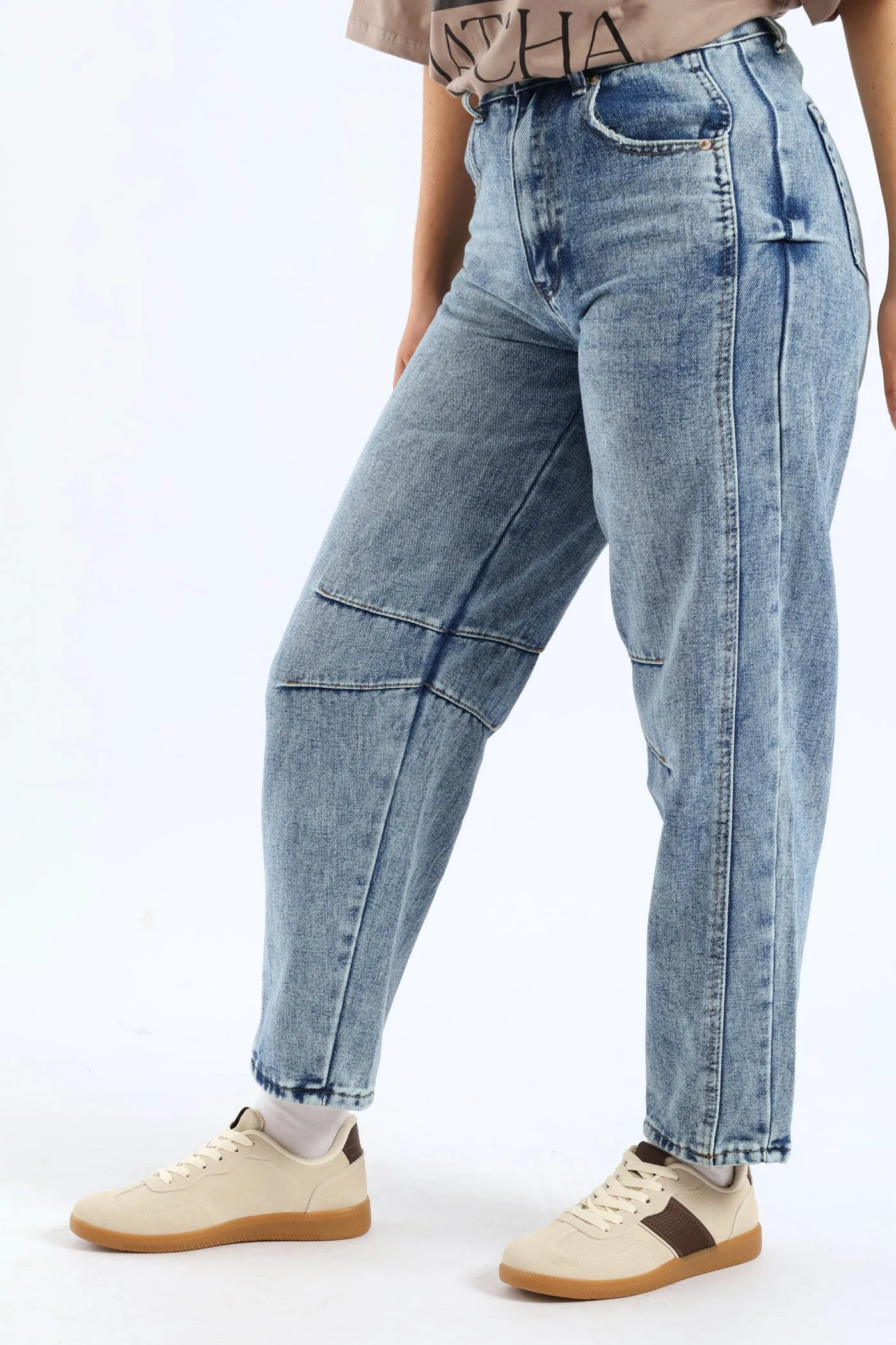 Panel Barrel Jean - Mid Blue sold by Edgars product image thumbnail 3