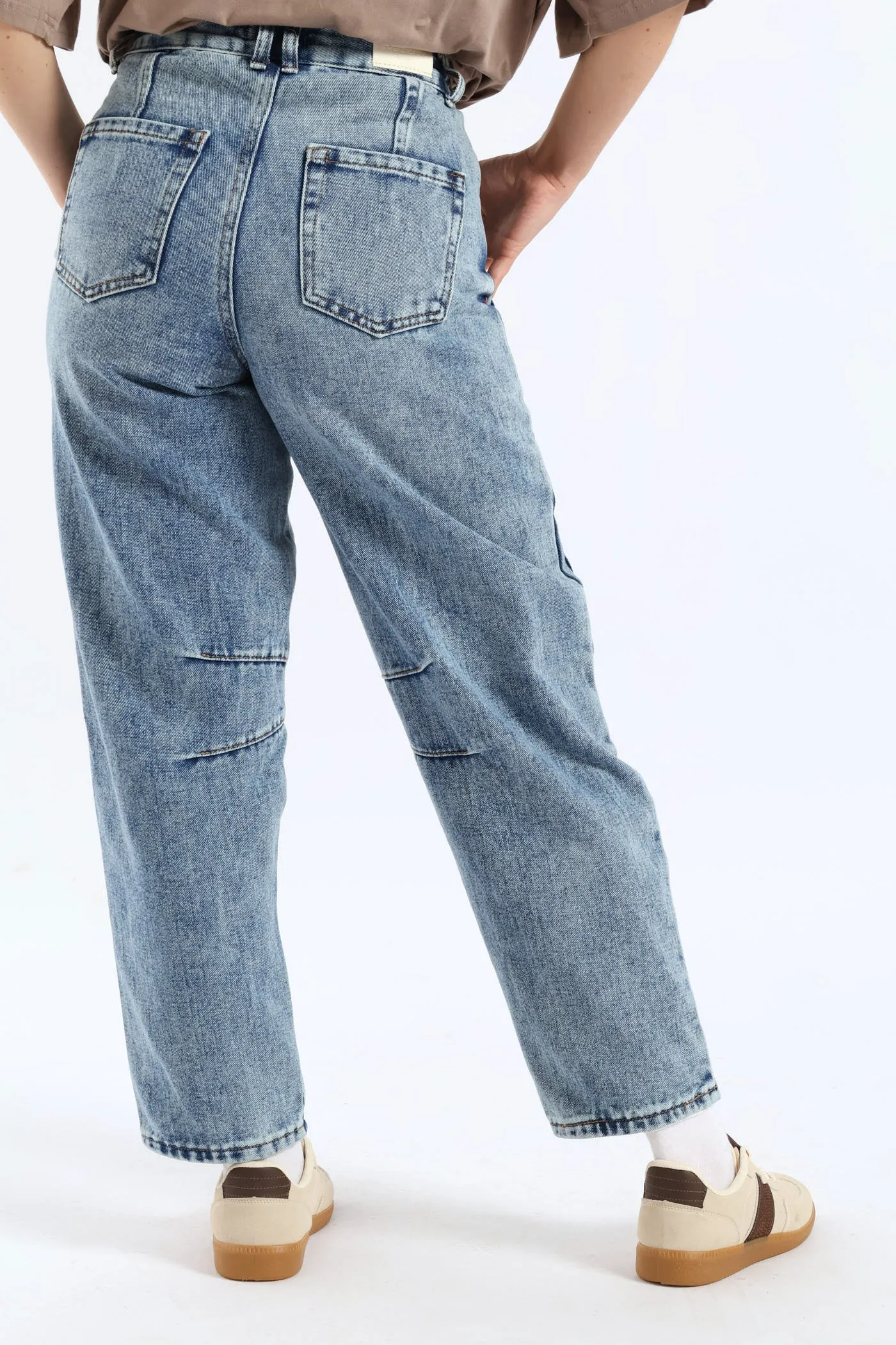 Panel Barrel Jean - Mid Blue sold by Edgars product image thumbnail 2