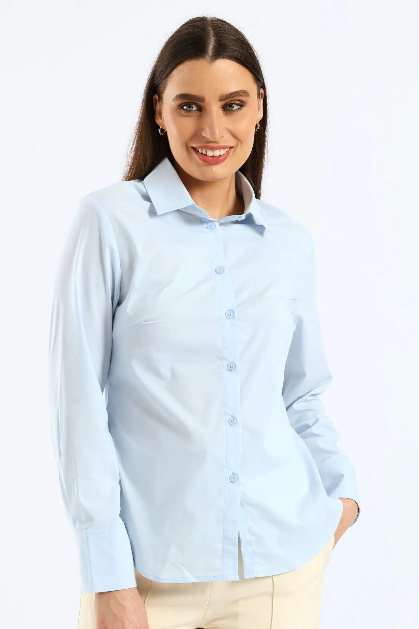 Classic Formal Shirt - Light Blue sold by Edgars