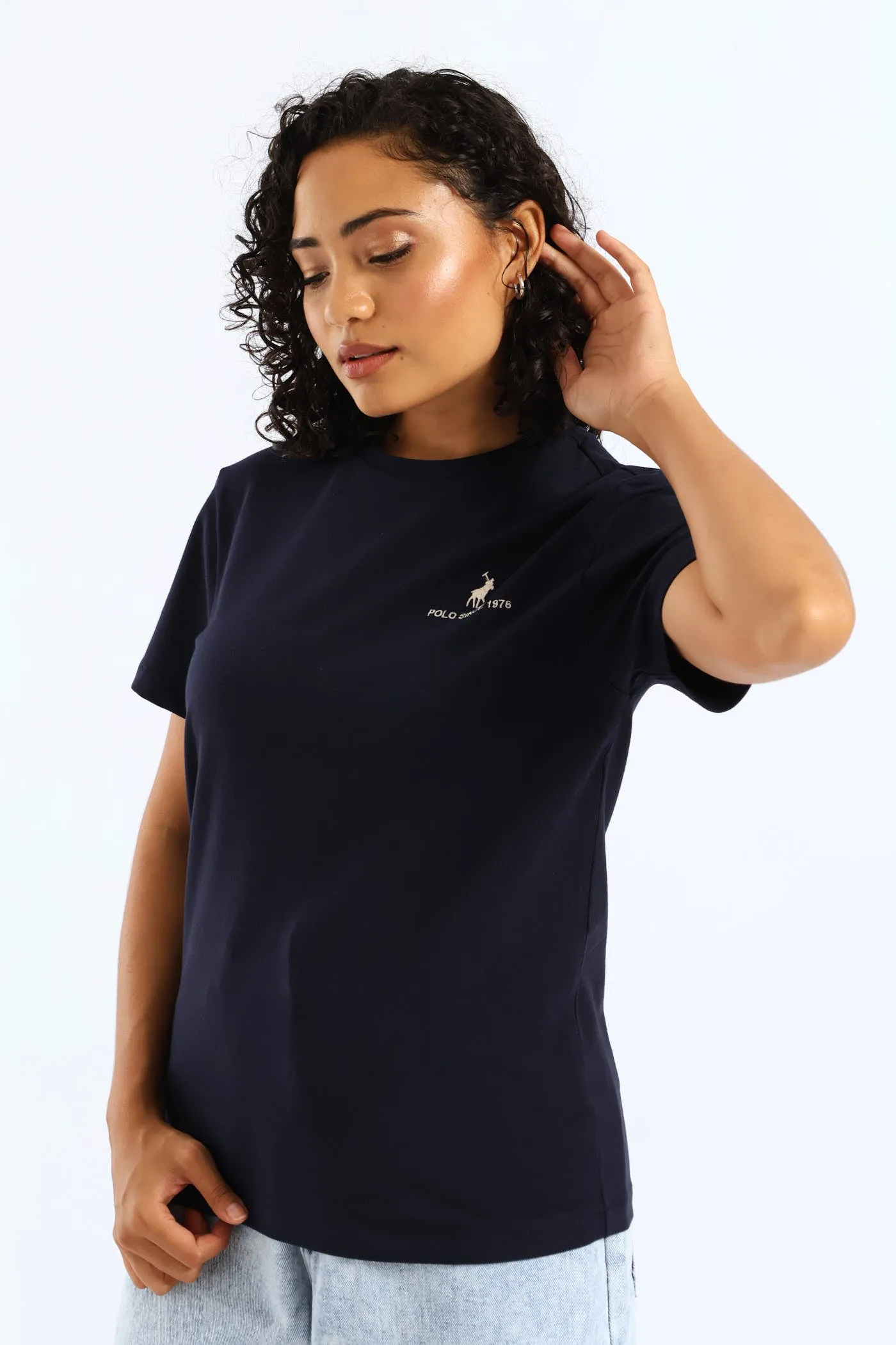 Lee Embroidered T-Shirt - Navy sold by Edgars product image thumbnail 3
