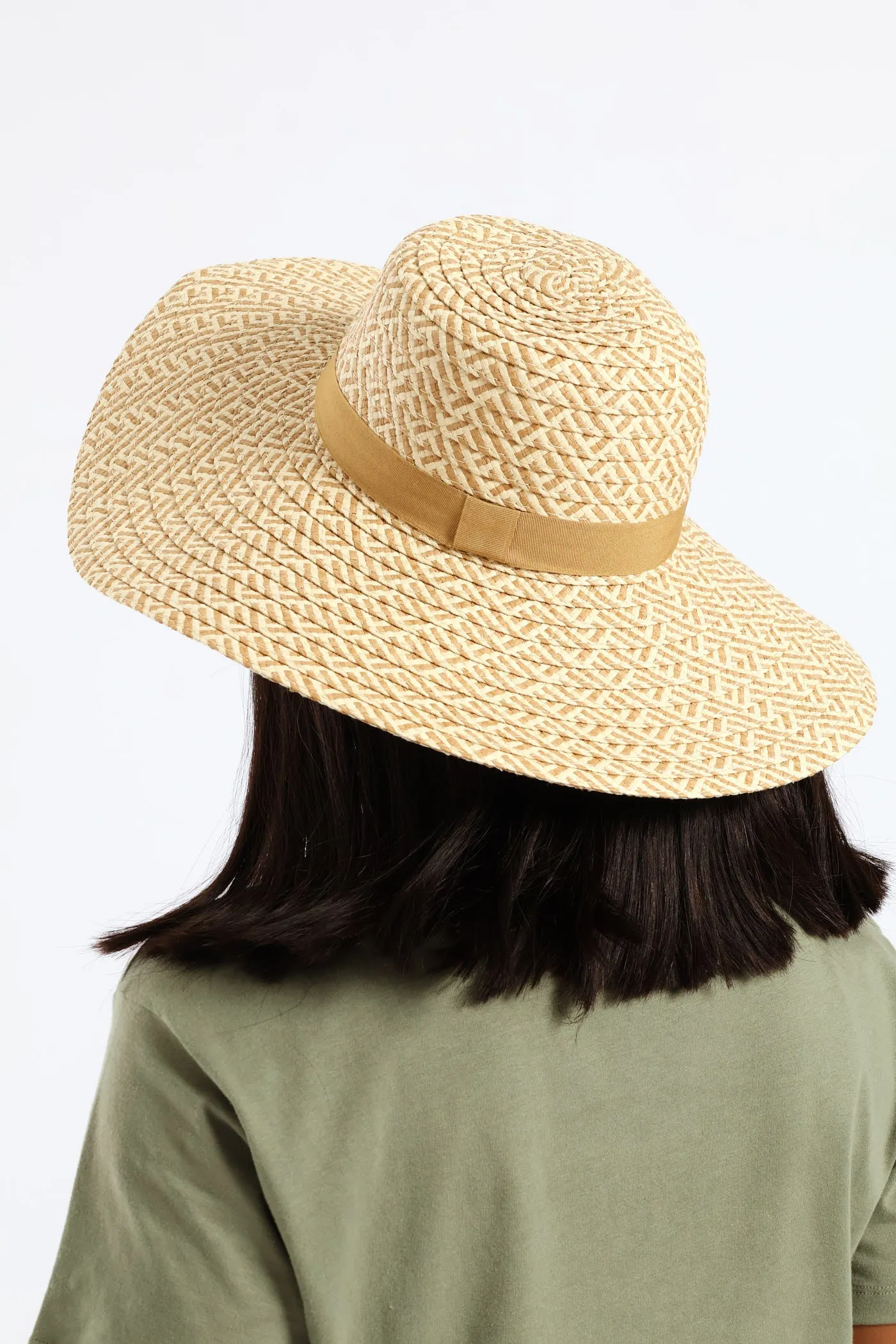 Wide Brim Dual Tone Straw Hat - Multi sold by Edgars product image thumbnail 2