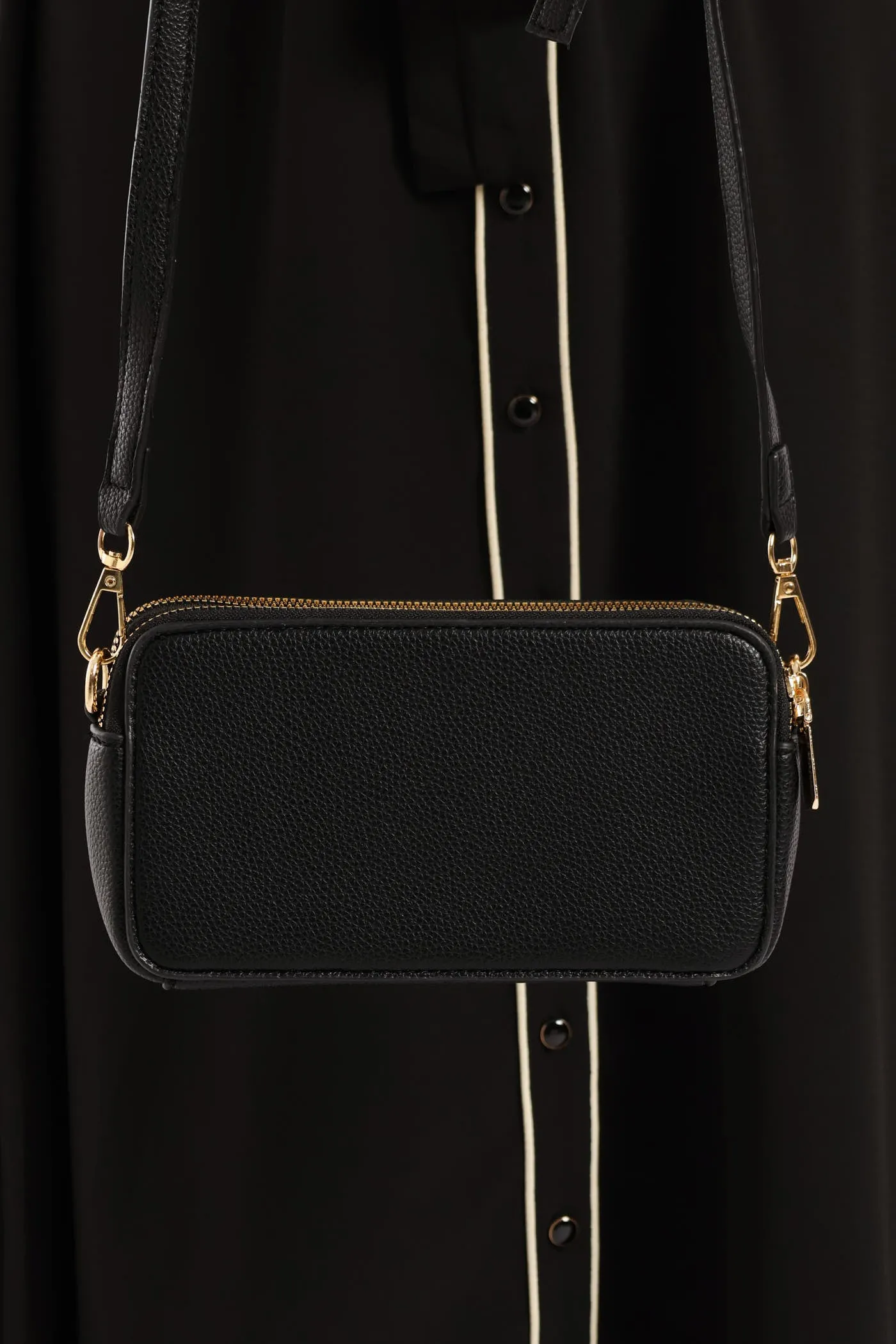 Double Top Zip Camera Bag - Black sold by Edgars product image thumbnail 3