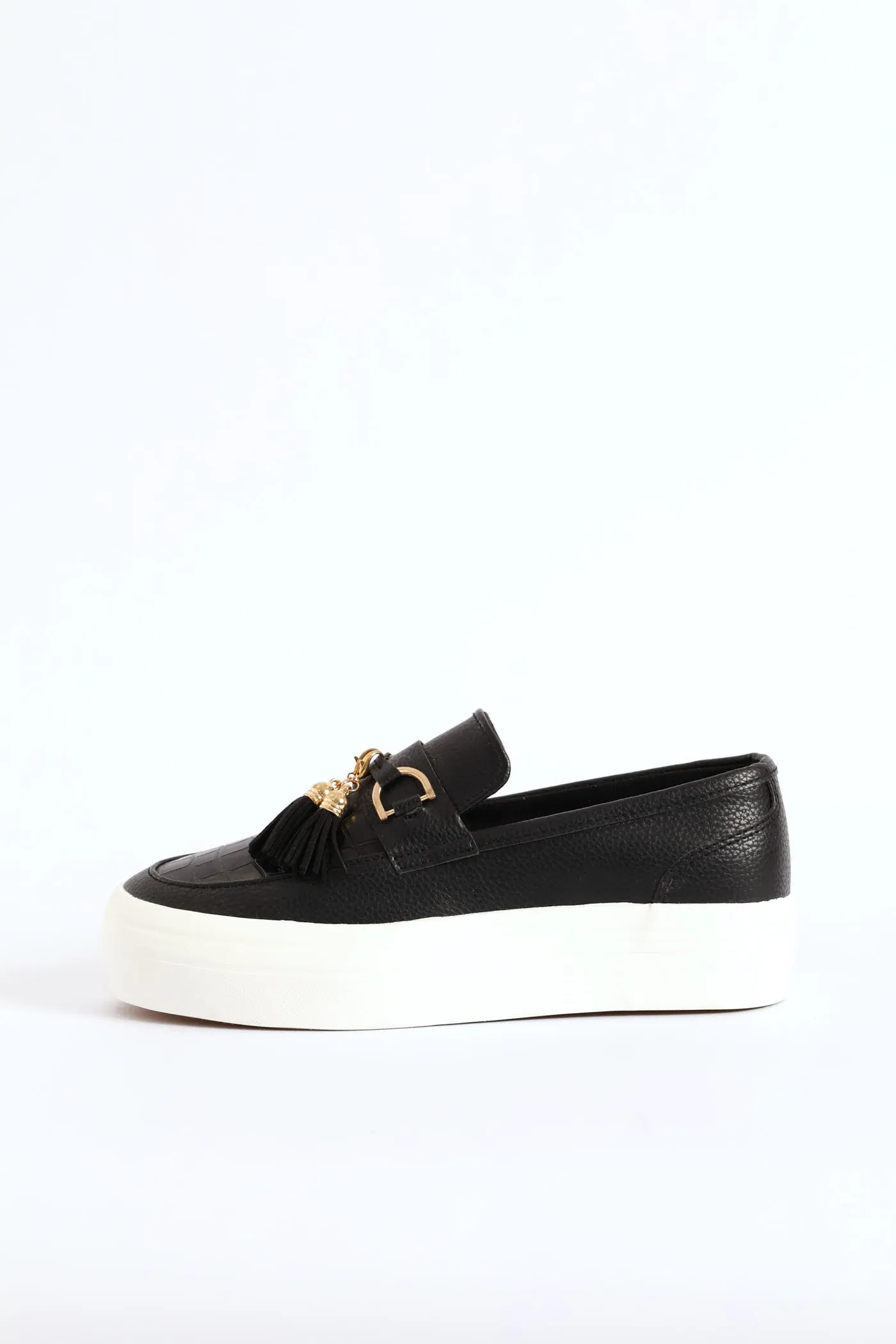 Penny Mock Slip On Sneaker With Detachable Tassels - Black sold by Edgars product image thumbnail 4