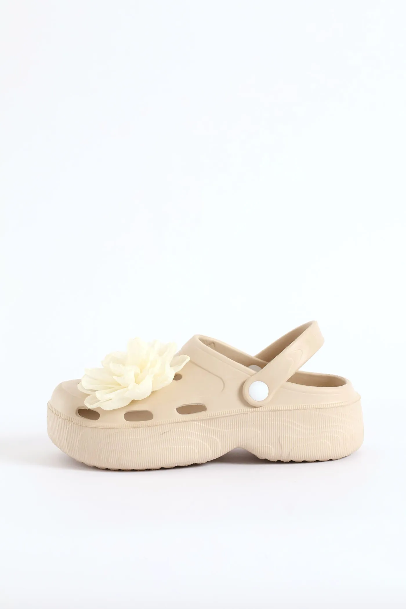 Floral Detail Bumper Clog - Stone sold by Edgars product image thumbnail 4