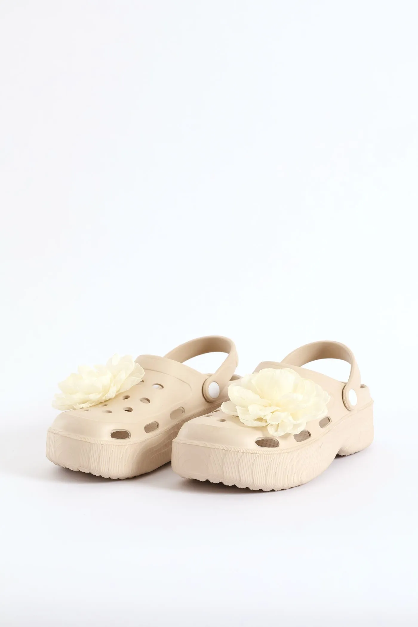 Floral Detail Bumper Clog - Stone sold by Edgars product image thumbnail 5
