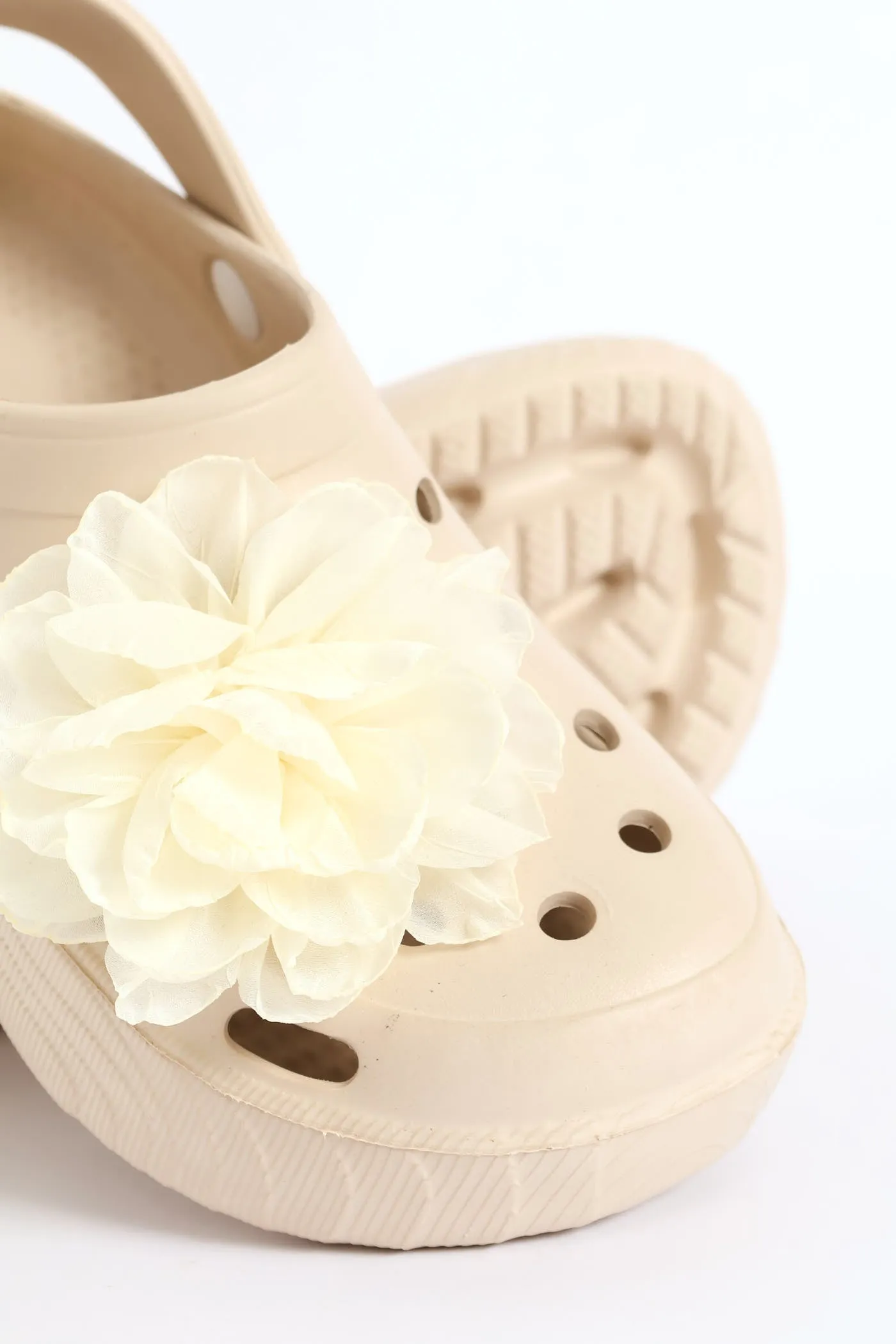 Floral Detail Bumper Clog - Stone sold by Edgars product image thumbnail 2