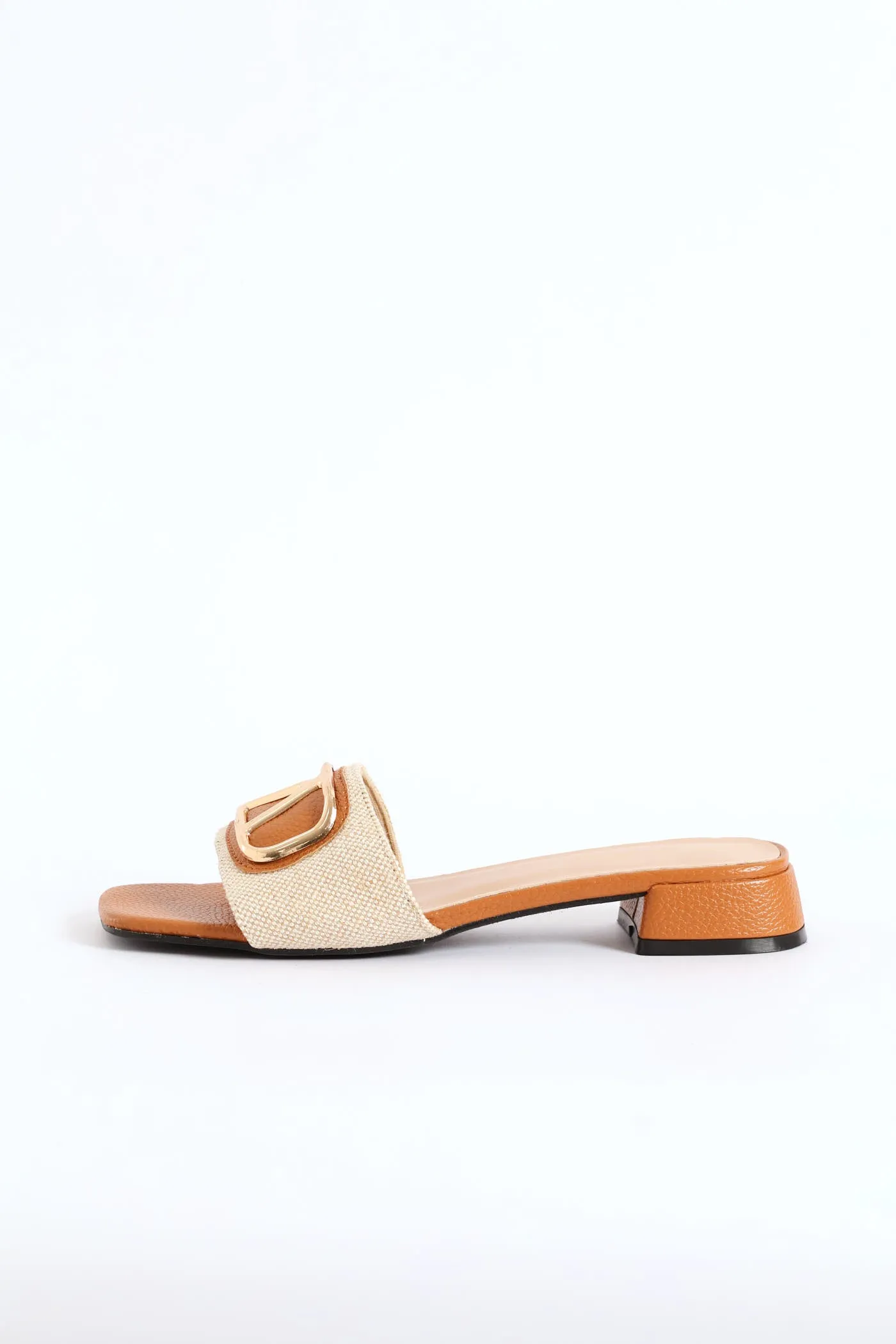 Trim Detailed Single Band On Block Heel - Tan sold by Edgars product image thumbnail 4