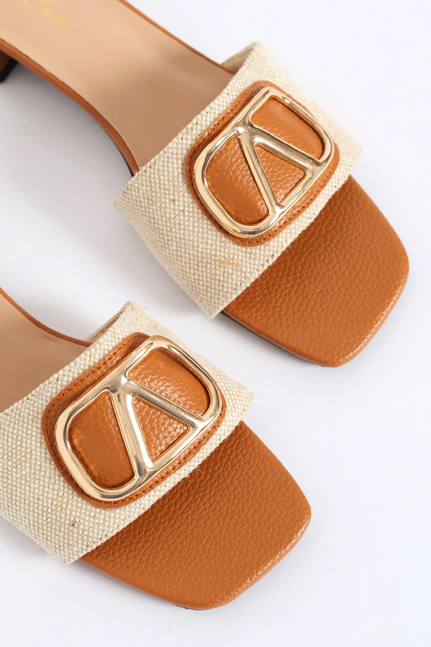 Trim Detailed Single Band On Block Heel - Tan sold by Edgars product image thumbnail 2