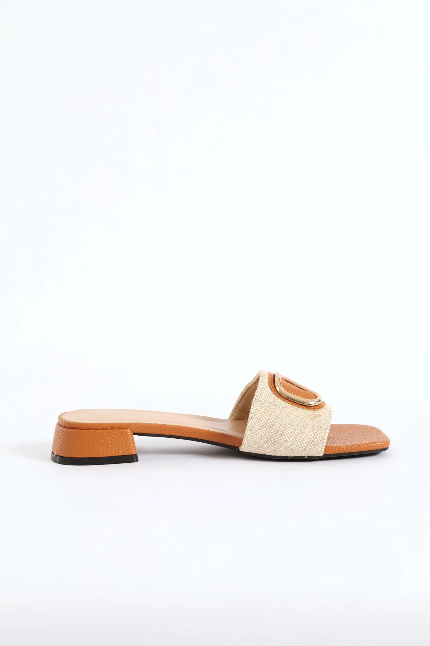Trim Detailed Single Band On Block Heel - Tan sold by Edgars product image thumbnail 3